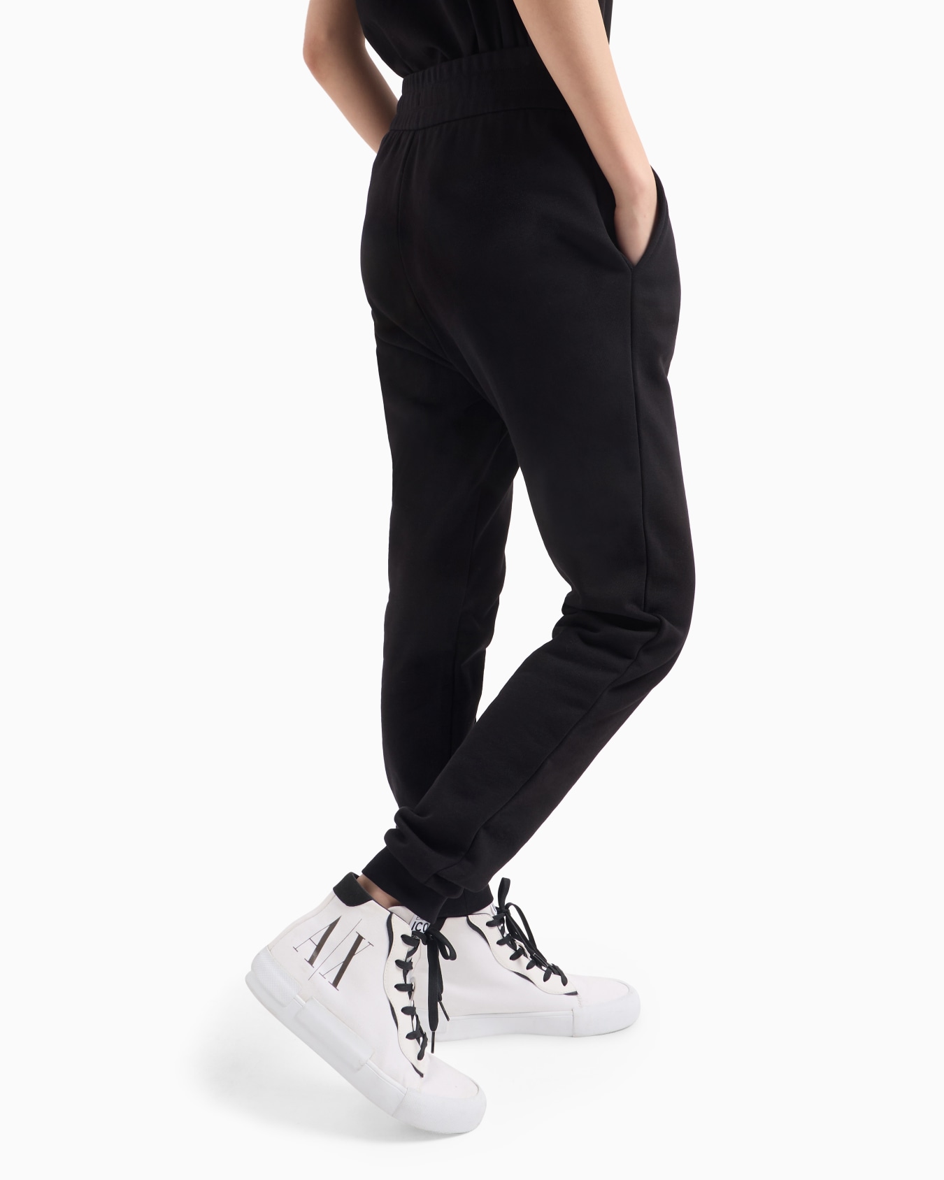 Icon Project French terry jogger trousers with studs Slide 2