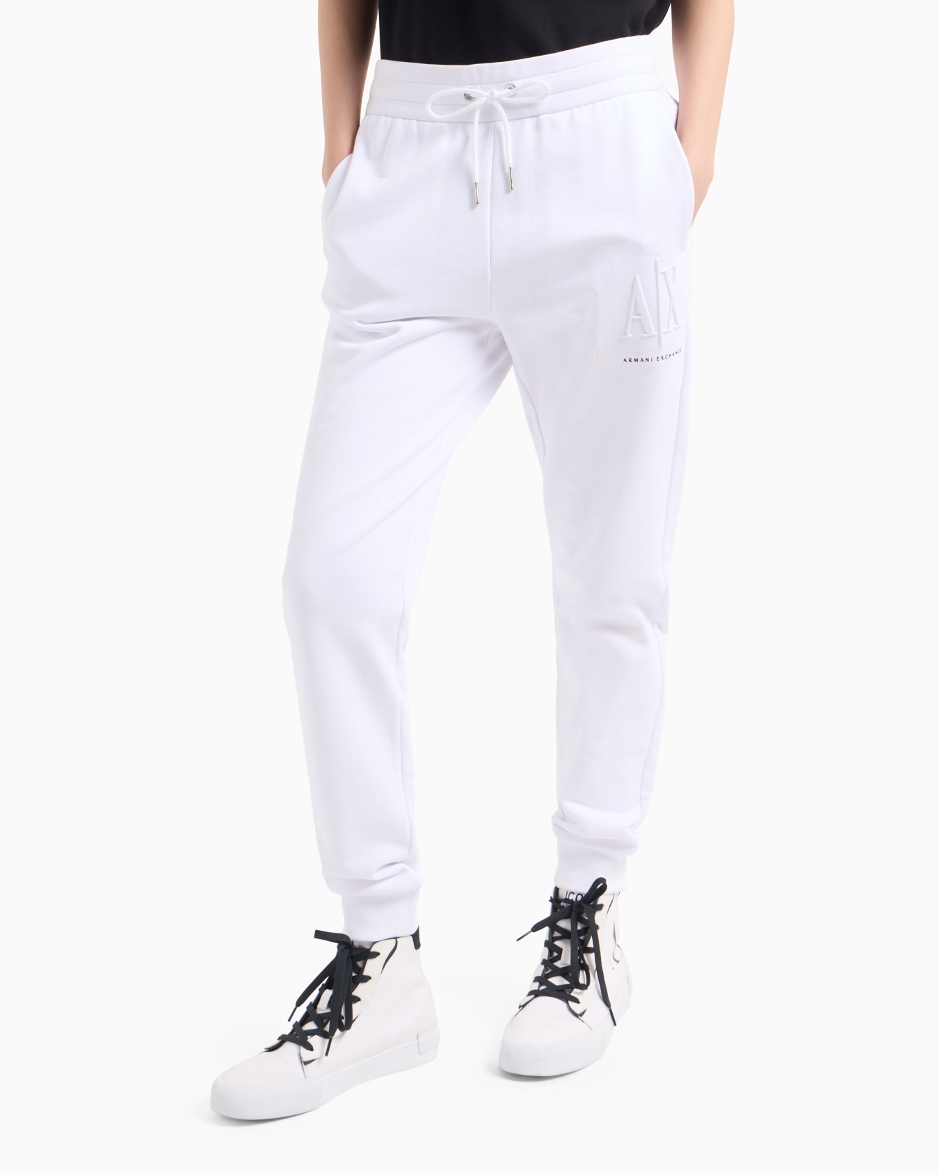 Pantalon de jogging avec logo embossé Diapositive 1
