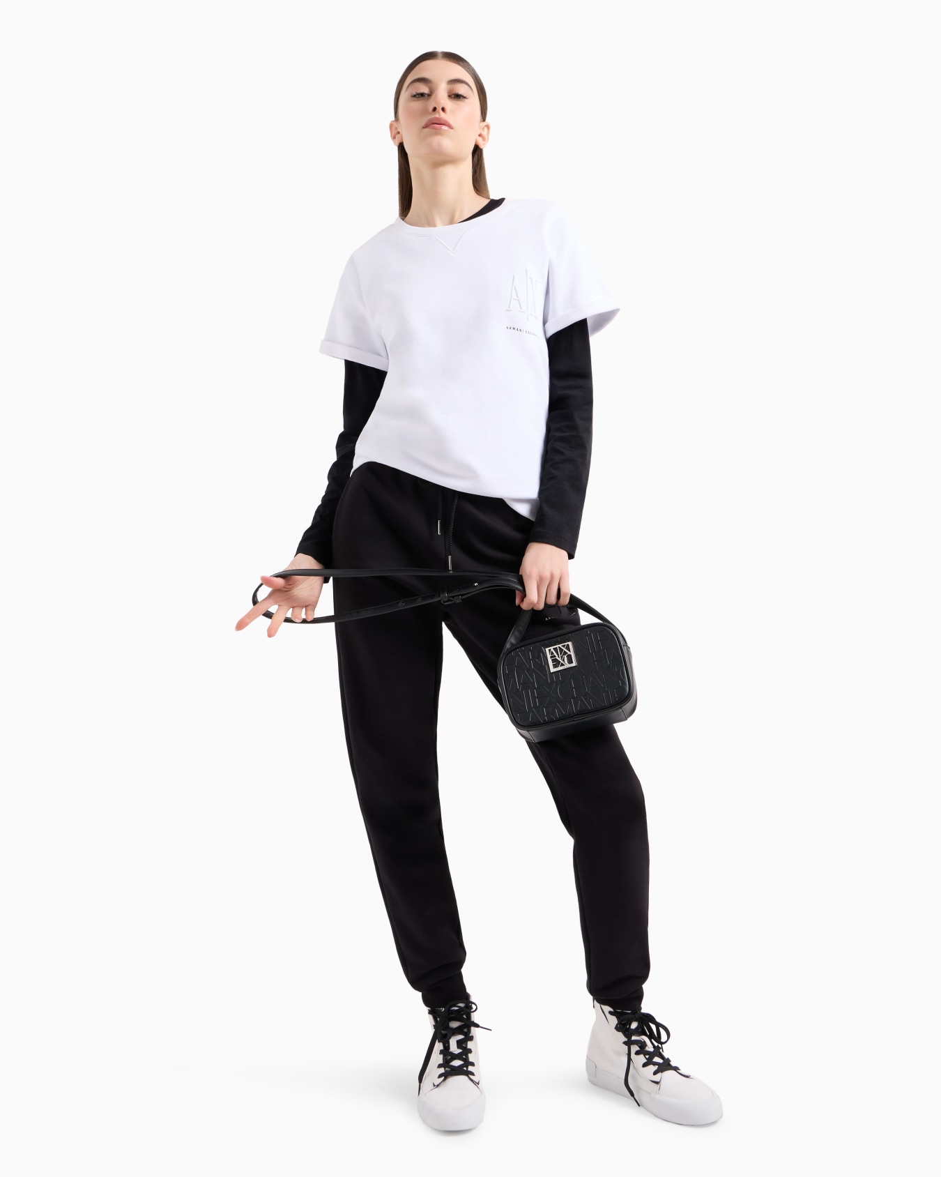 Jogger pants with embossed logo Slide 3