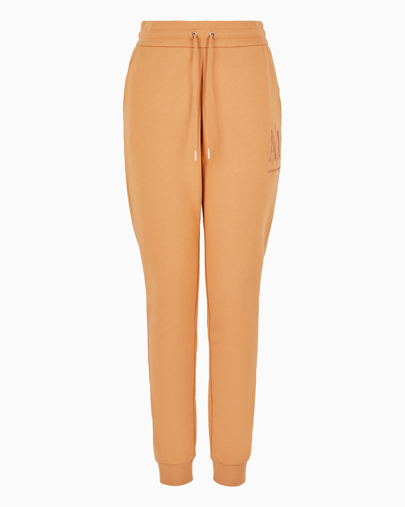 Soft yarn jogger pants with logo Slide 0