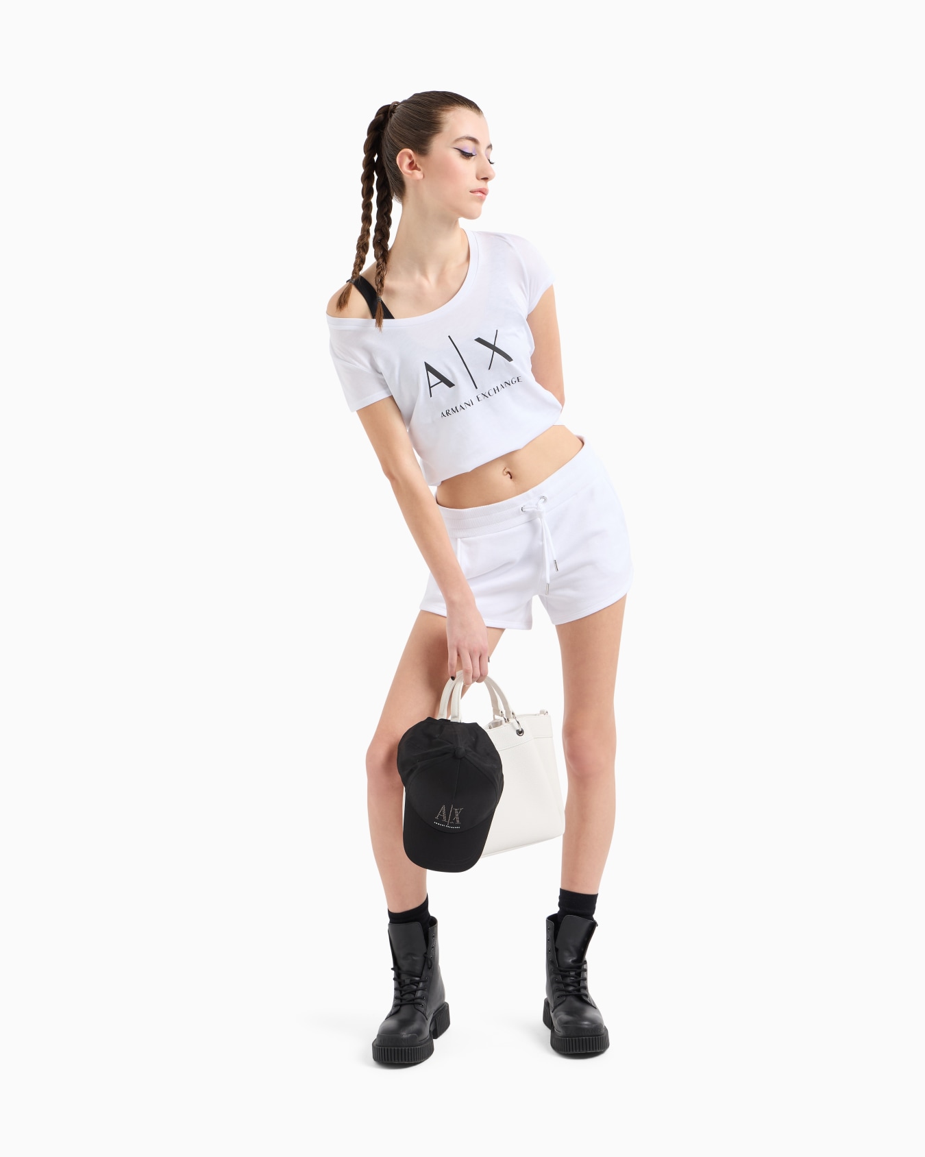 Pima Cotton Print Long Sleeve T-Shirt Slide 1
