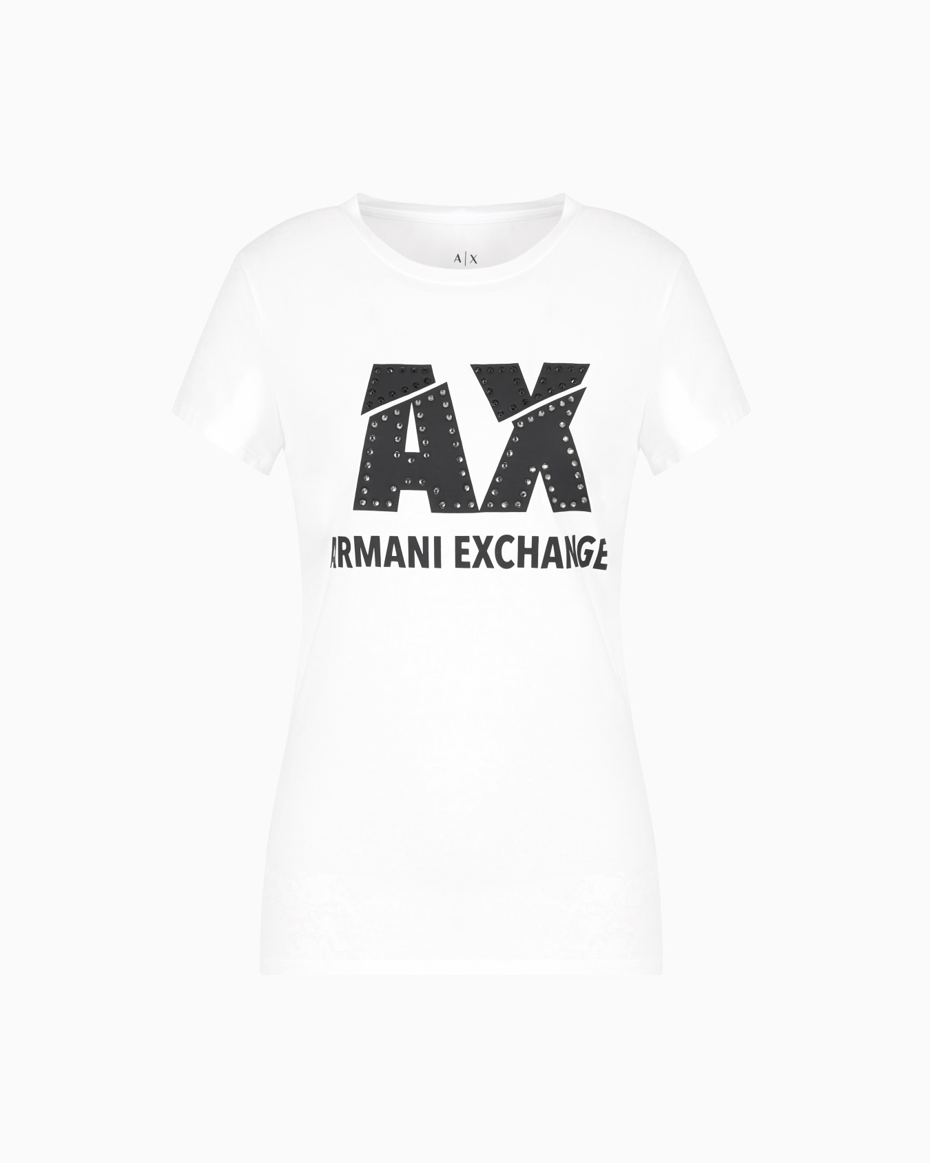 Slim fit T-shirt in stretch cotton jersey Slide 0