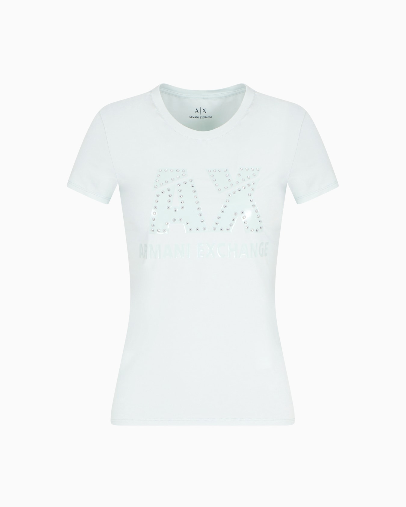 Slim fit T-shirt in stretch cotton jersey Diapositiva 0