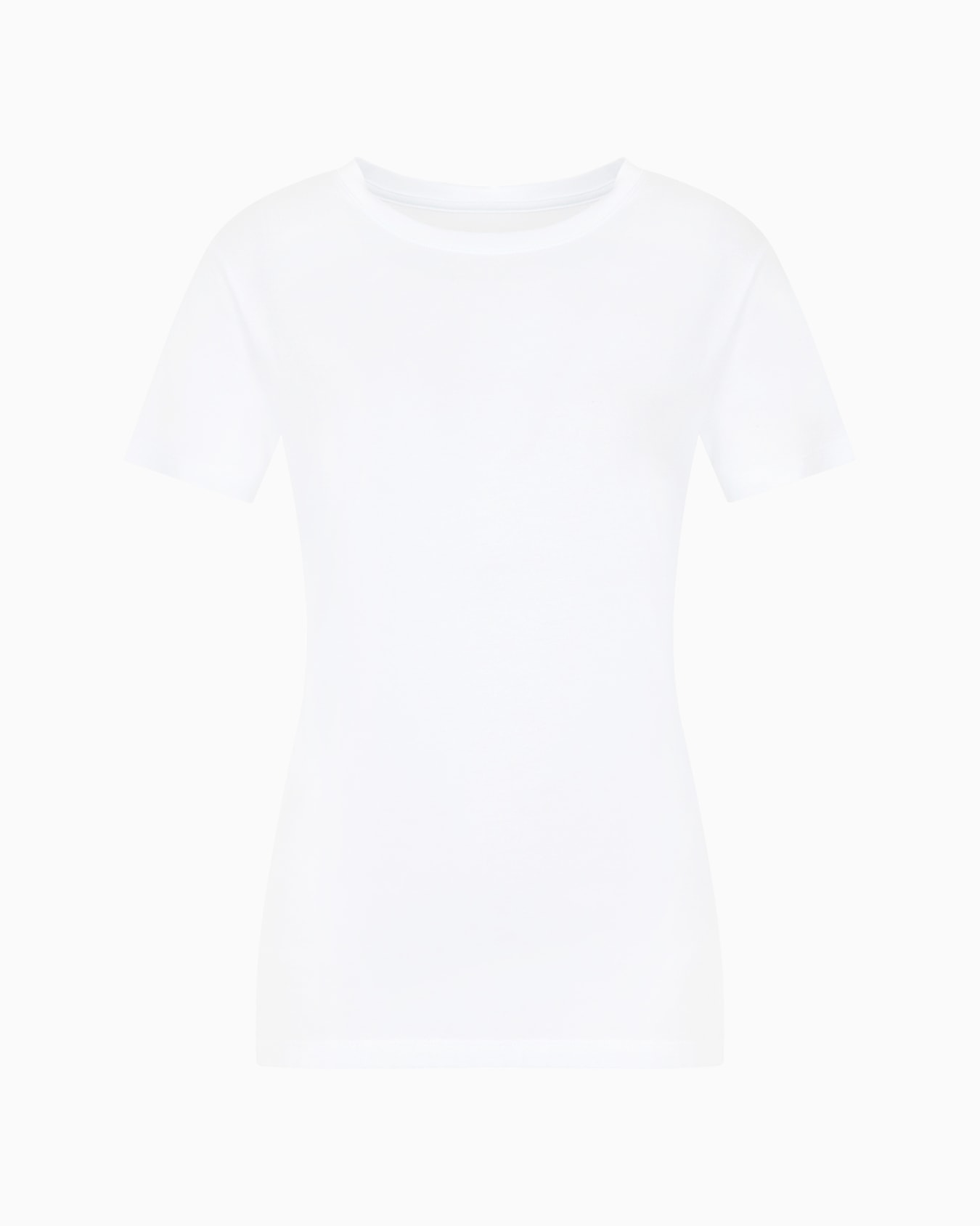 Basic regular fit t-shirt in pima cotton Slide 0
