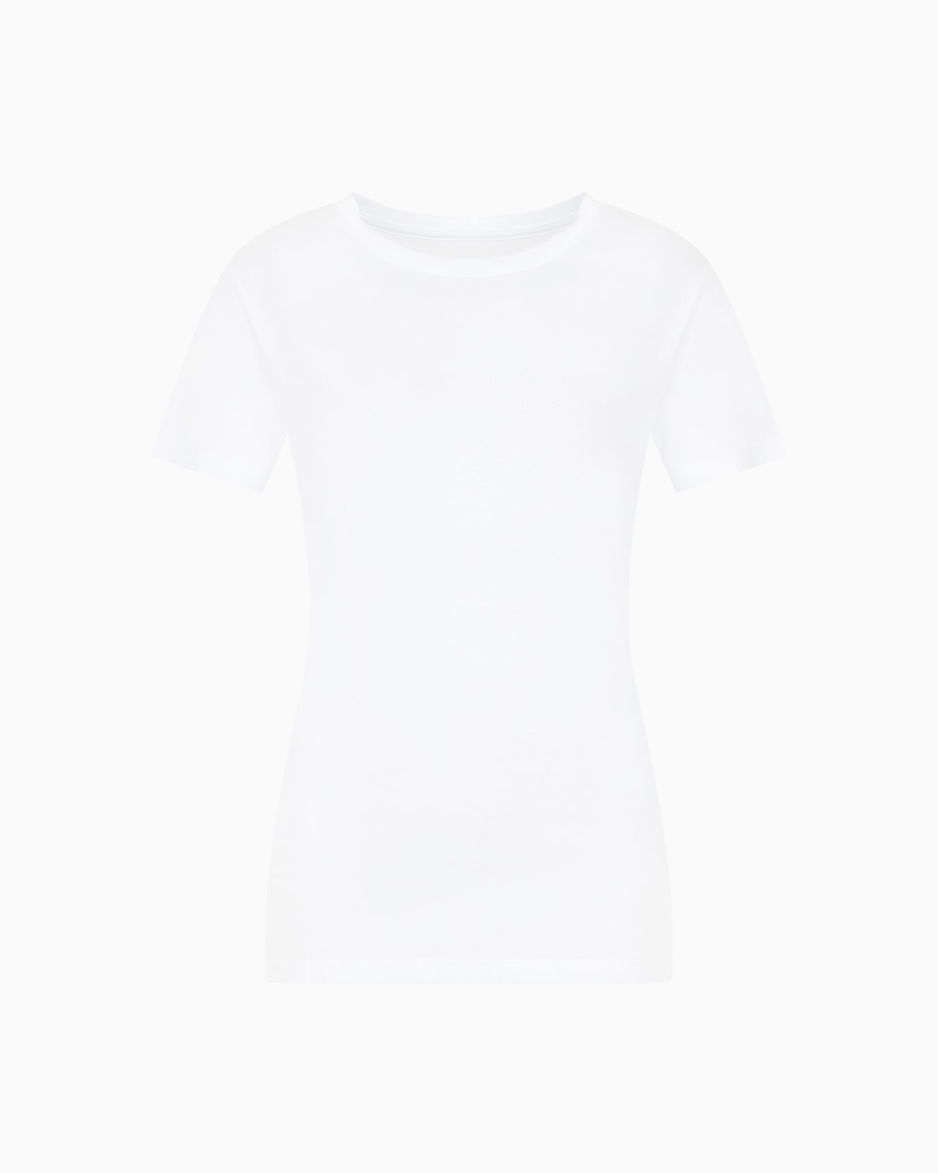 Basic regular fit t-shirt in pima cotton Slide 0