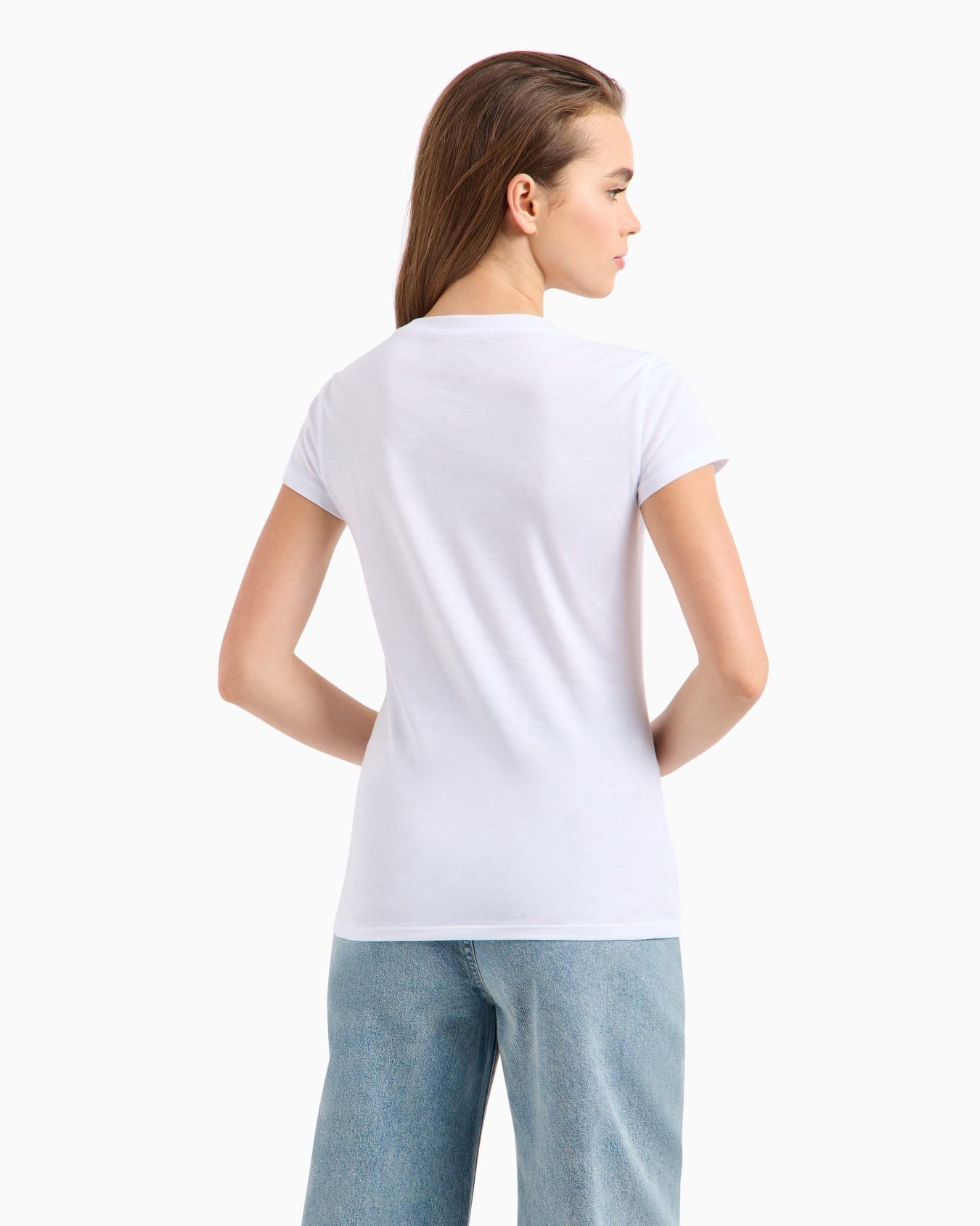 Slim fit T-shirt with Milan New York print Slide 2