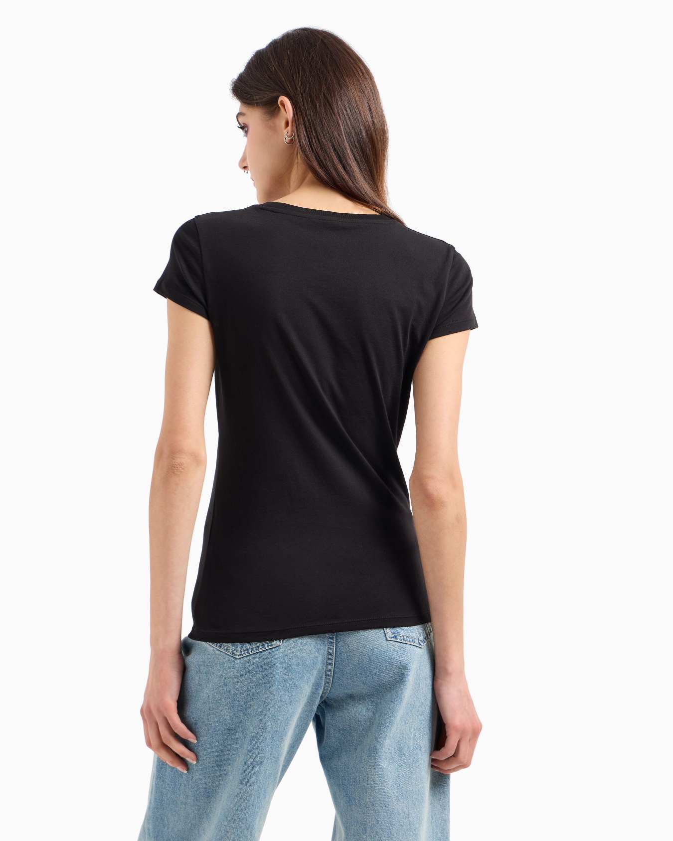 Slim fit T-shirt with Milan New York print Slide 2