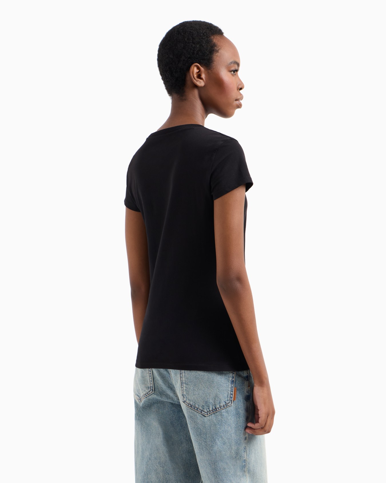 T-shirt coupe slim avec imprimé Milan New York Diapositive 2