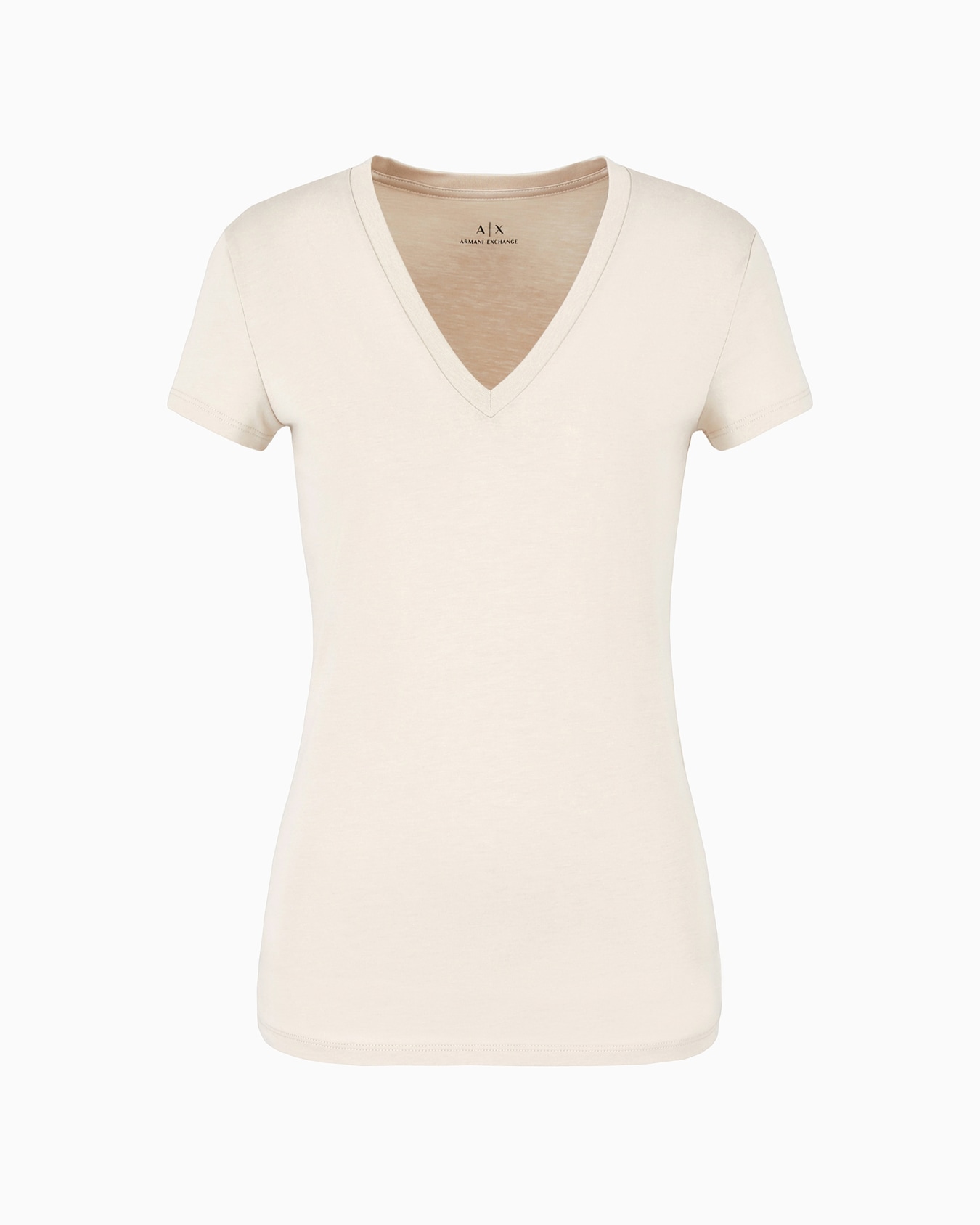 Slim fit T-shirt in pima cotton jersey Slide 0
