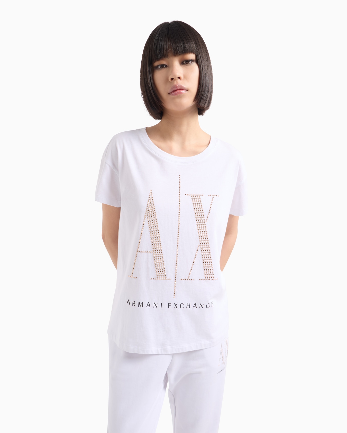 スタッズICON 半袖Tシャツ スライドする 1