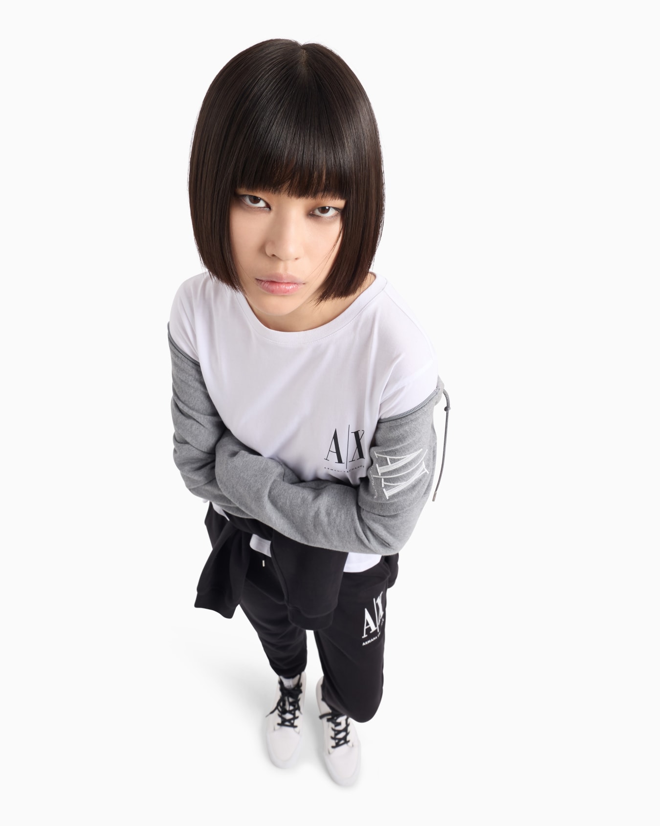 Icon Project slim fit T-shirt with small logo Slide 3