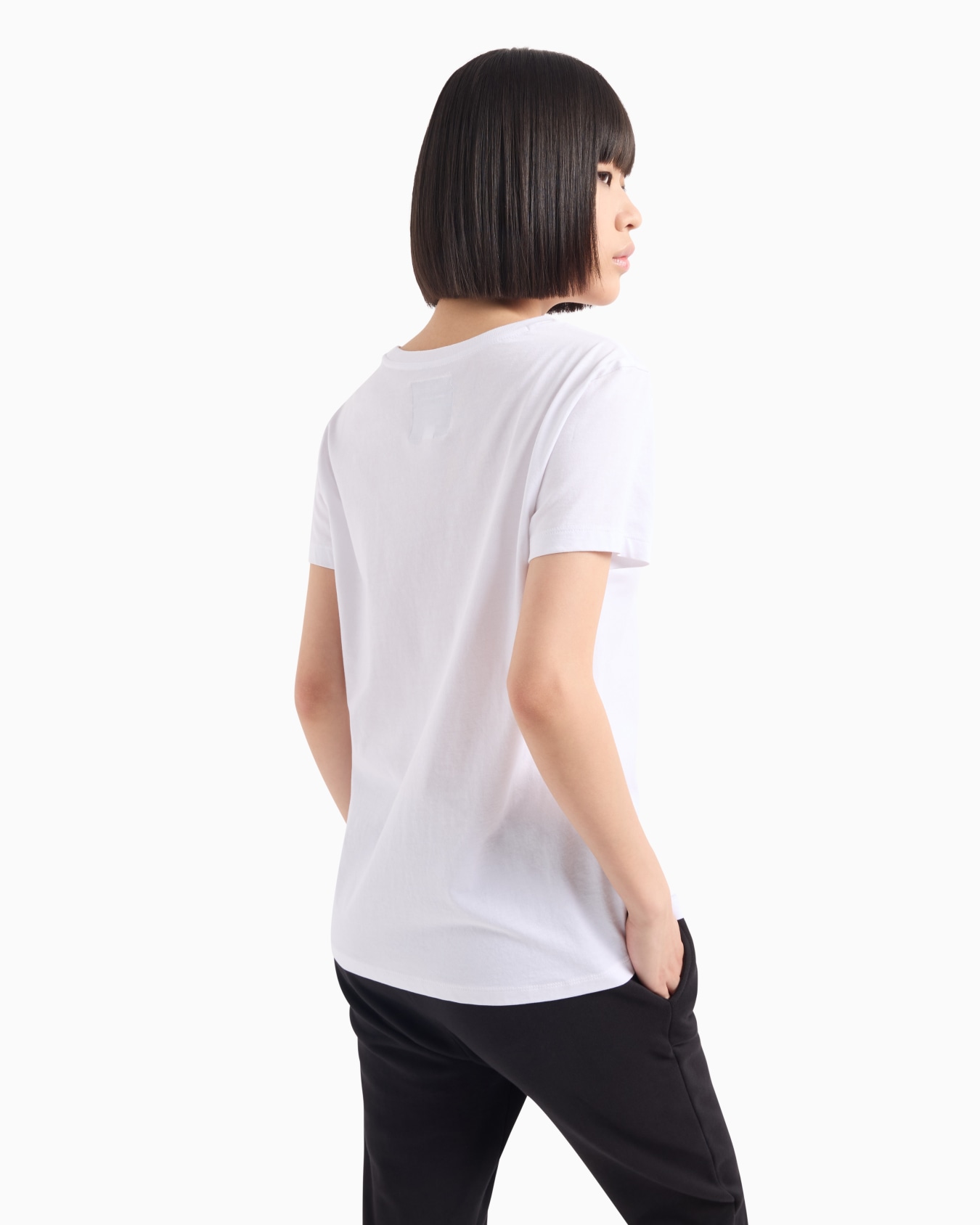 Icon Project slim fit T-shirt with small logo Slide 2