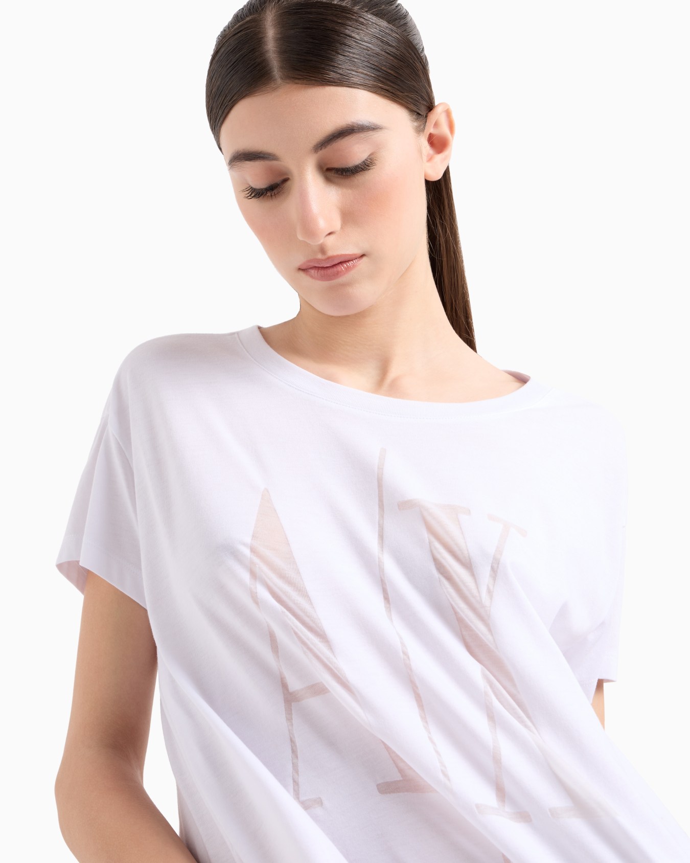 Icon Project over-fit T-shirt with maxi logo Slide 4