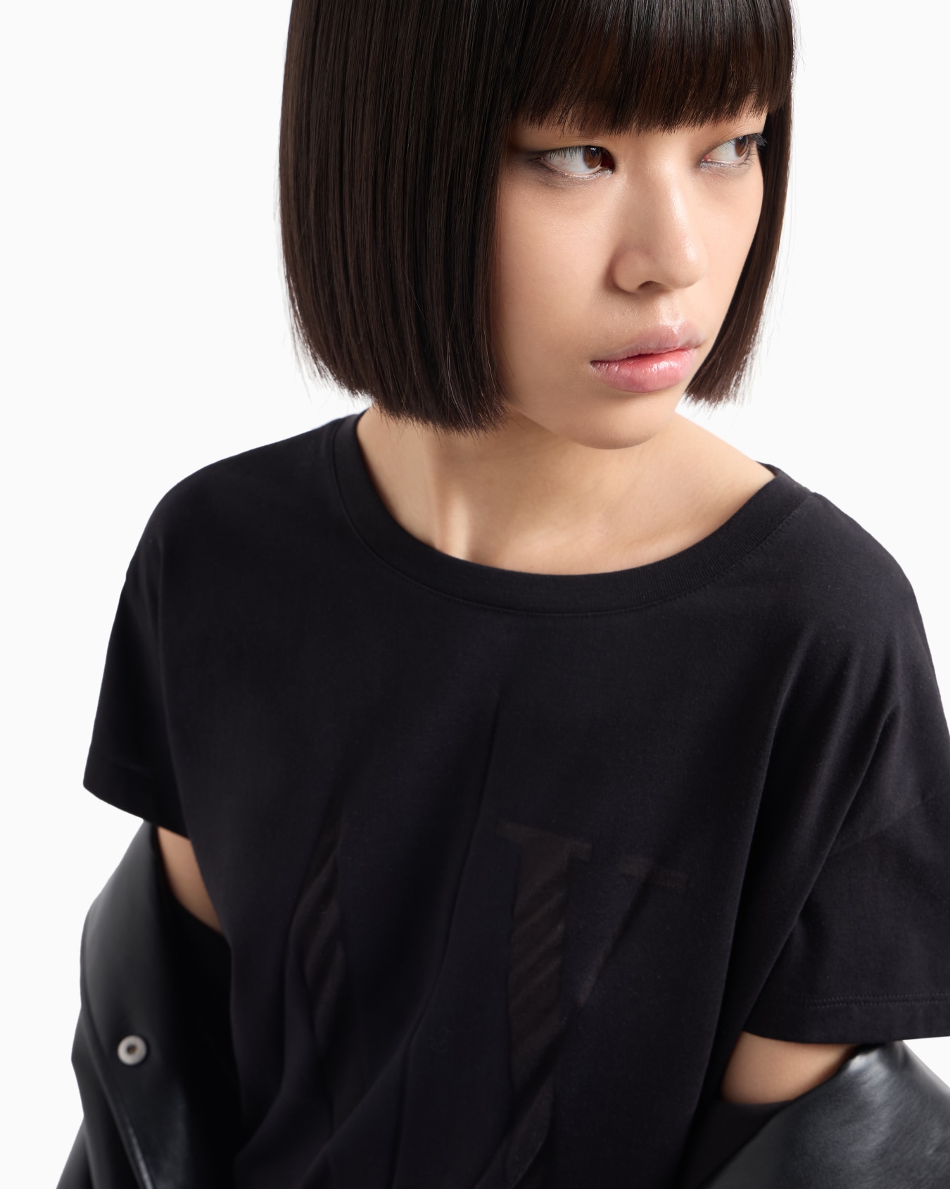 Icon Project over-fit T-shirt with maxi logo Slide 4