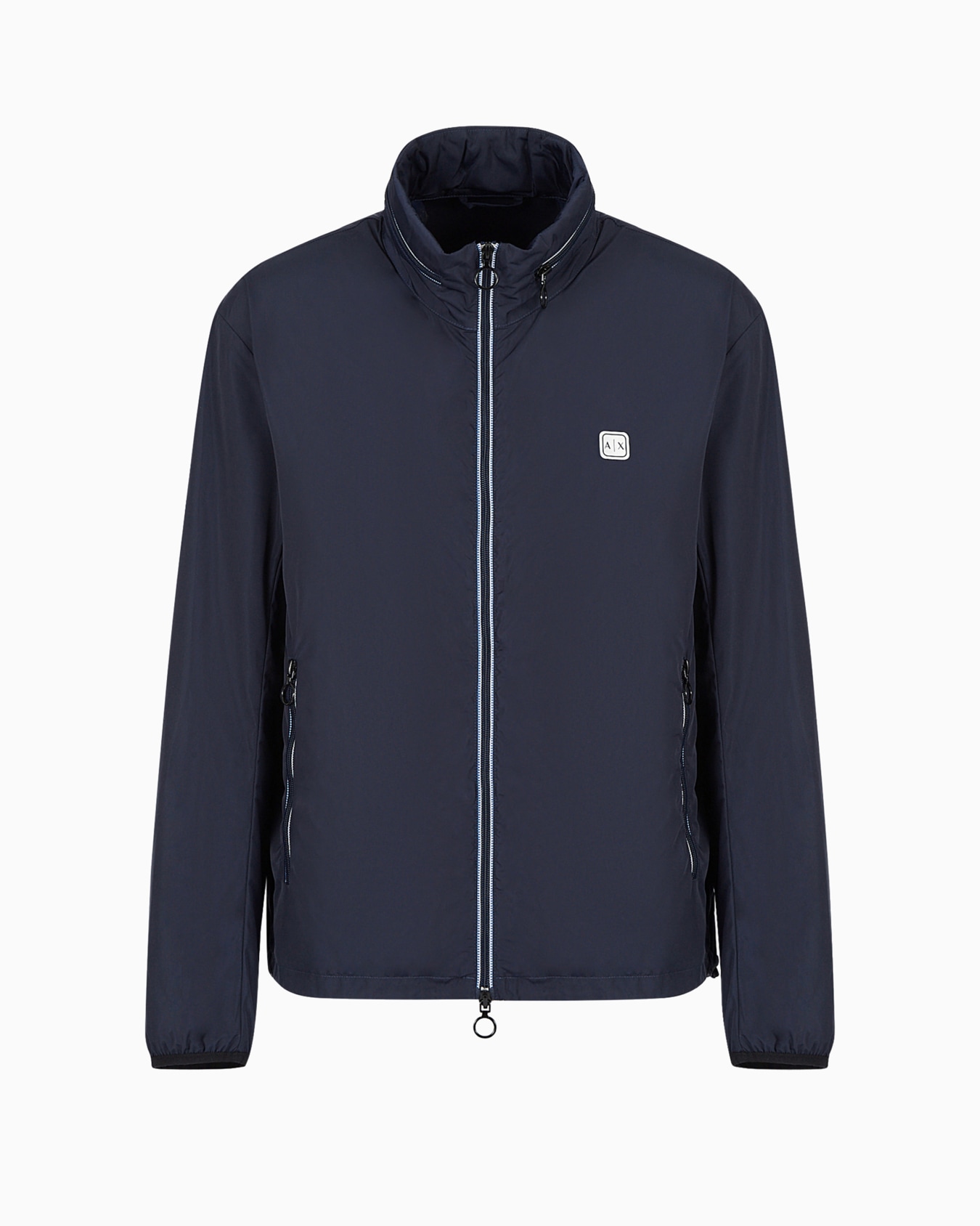Jacket with contrasting nylon piping Slide 0