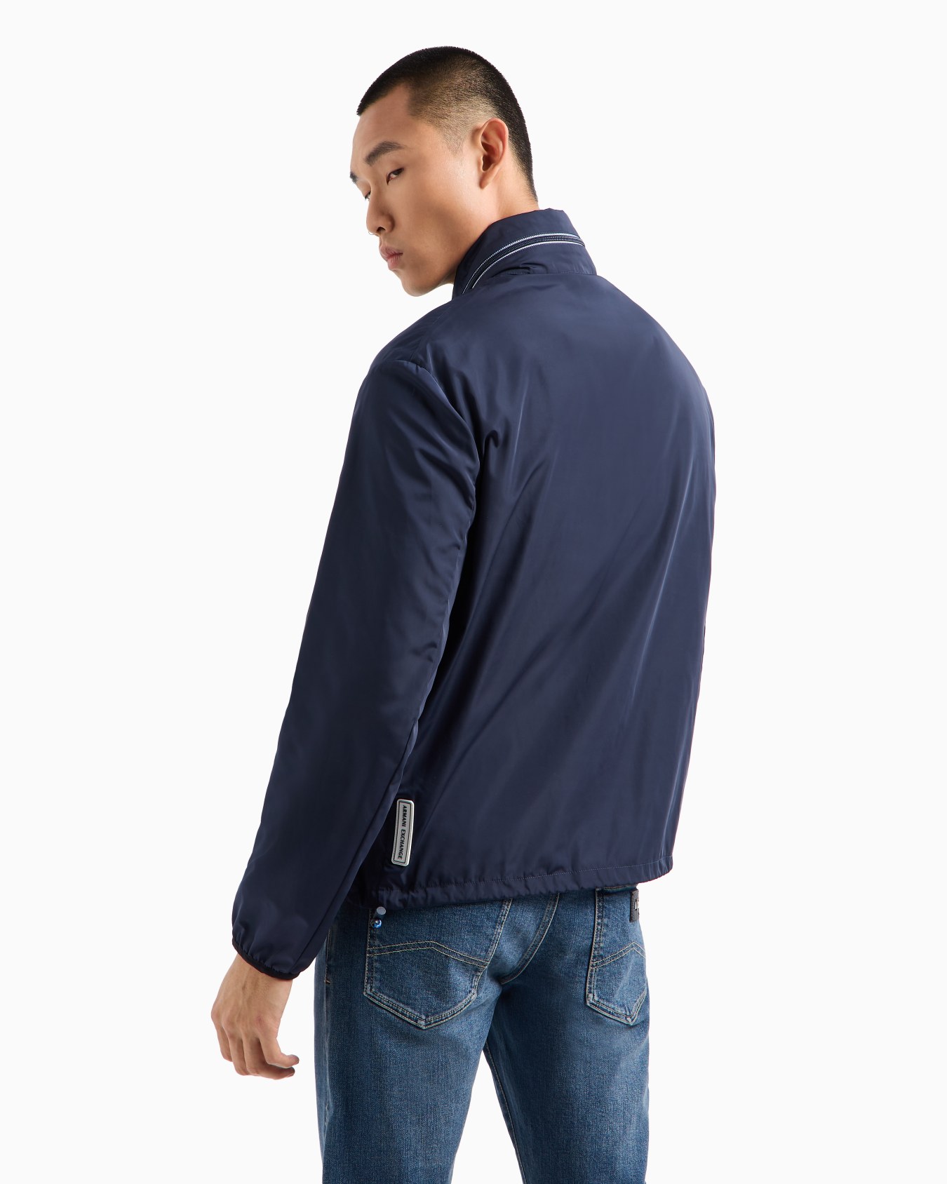 Jacket with contrasting nylon piping Slide 2