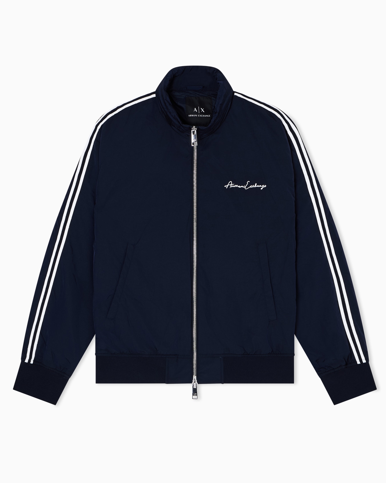Full zip jacket with contrasting bands Slide 0