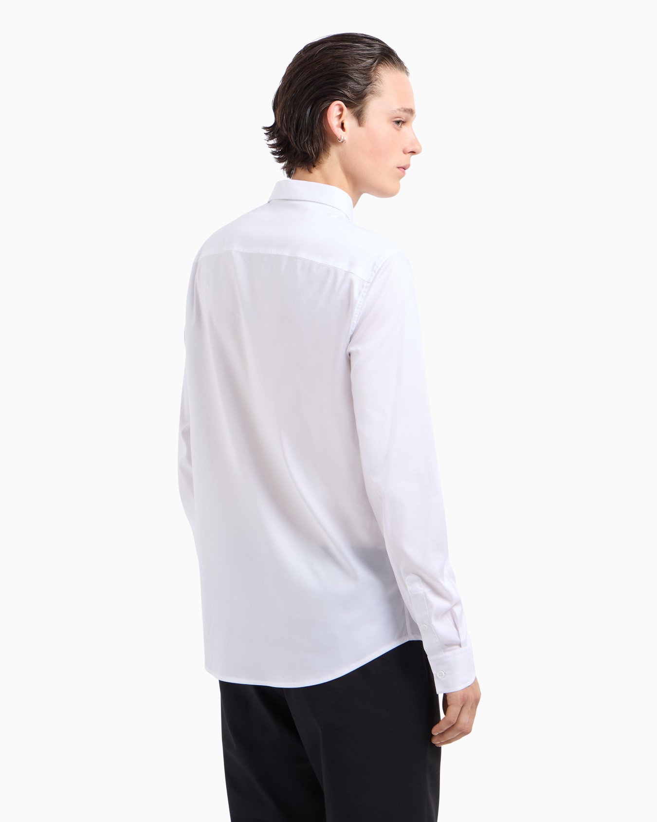 Regular fit shirt in ultra stretch fabric Slide 2