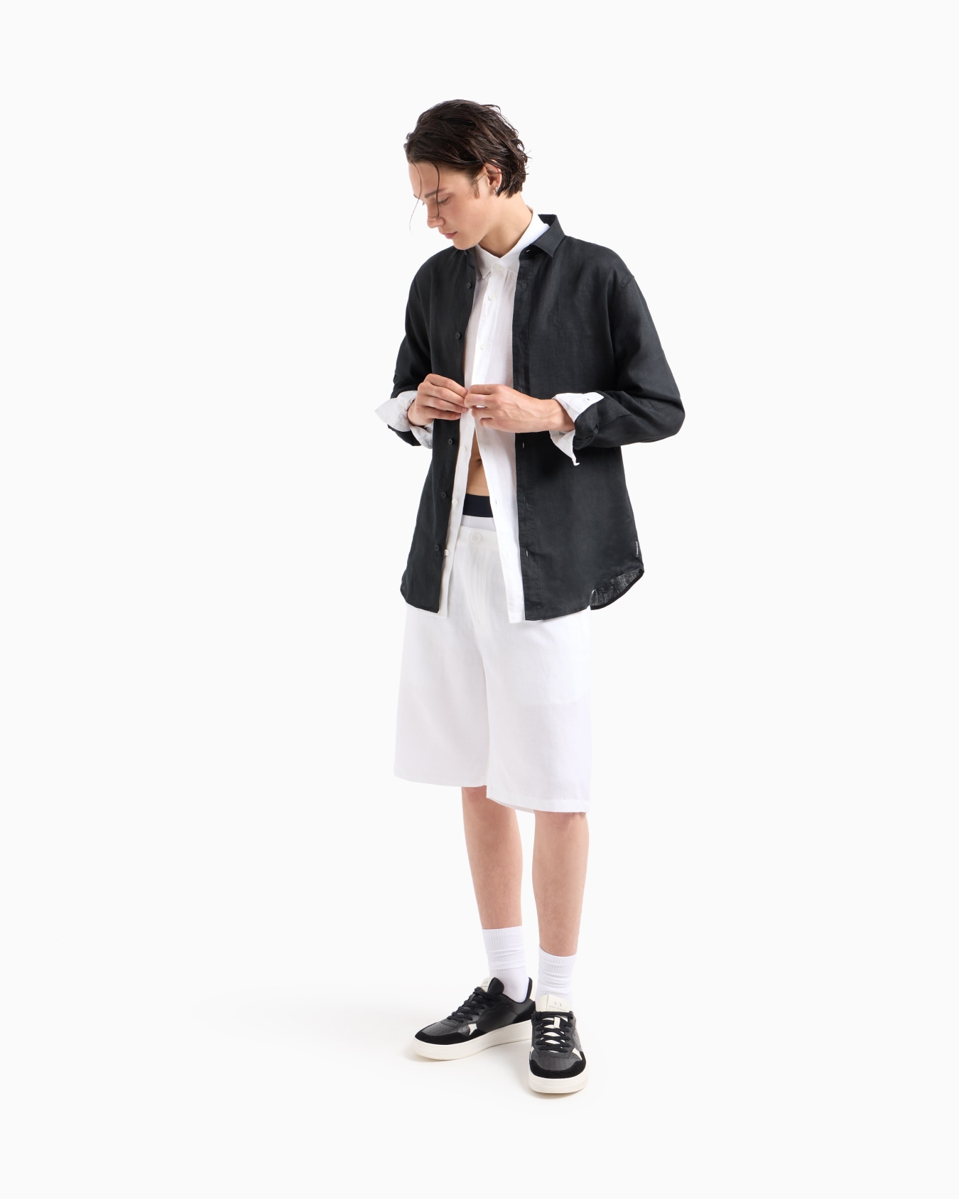 Regular fit cotton shirt Slide 1