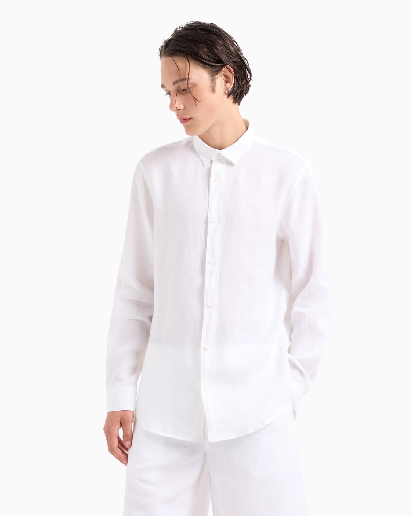 Regular fit cotton shirt Slide 3