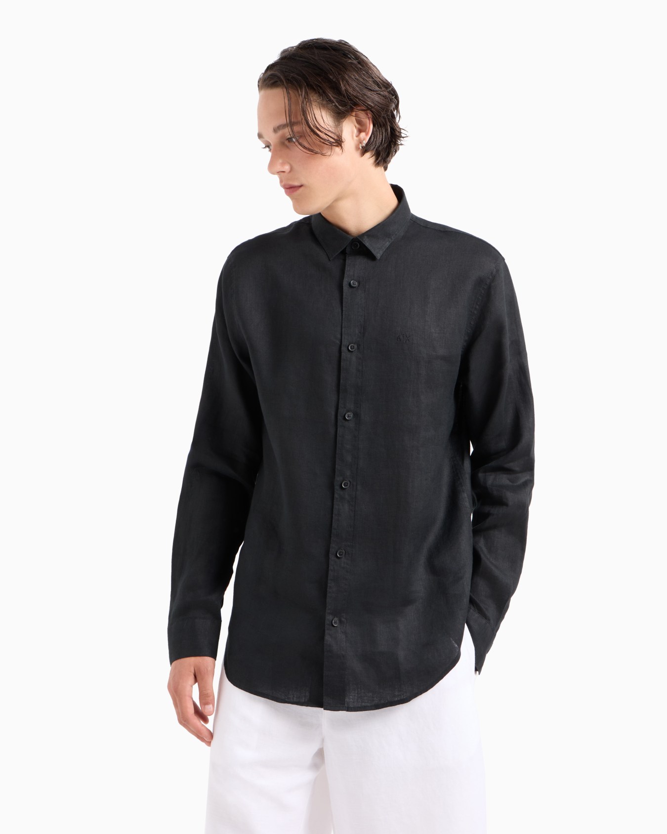 Regular fit cotton shirt Slide 3
