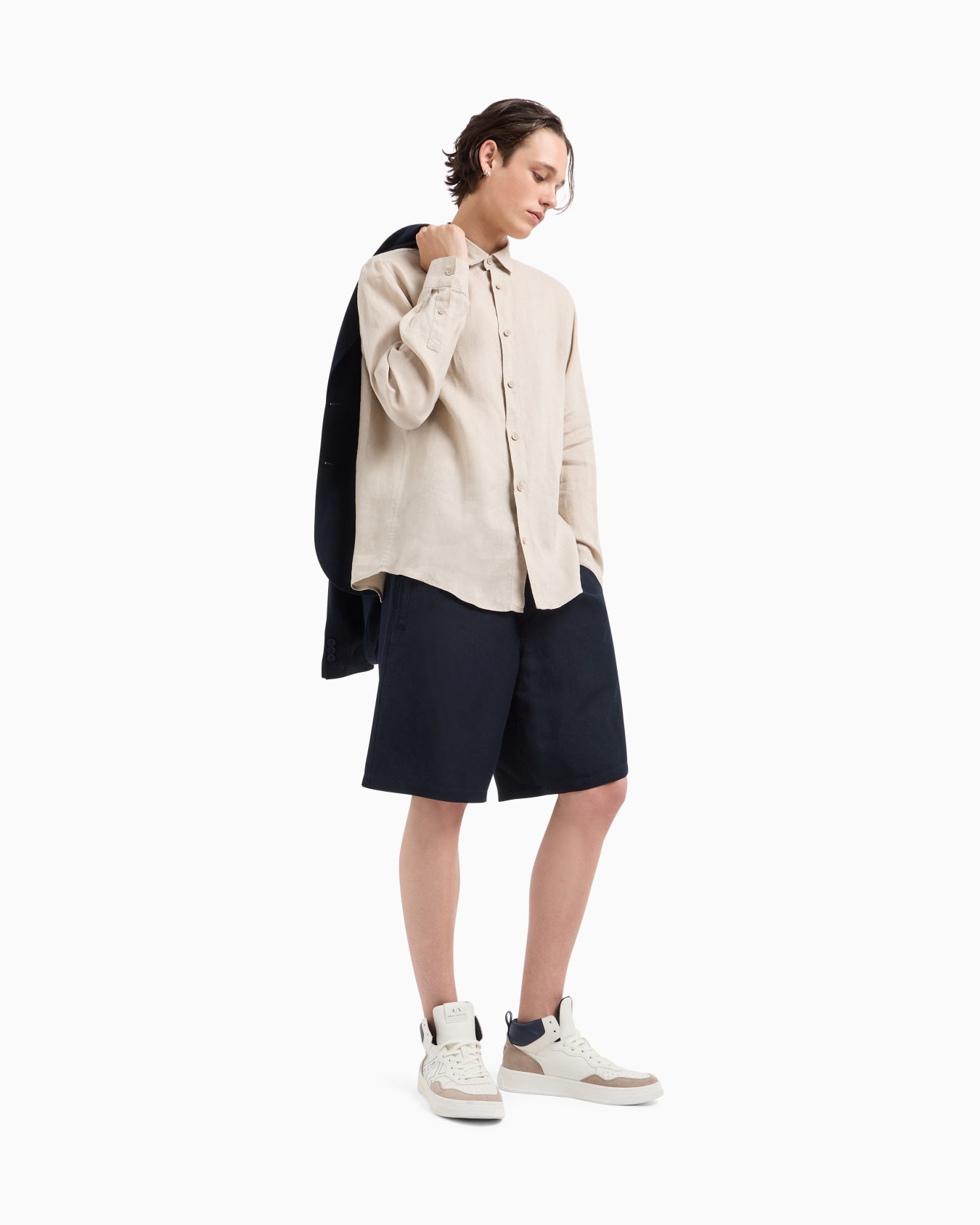 Regular fit cotton shirt Slide 1