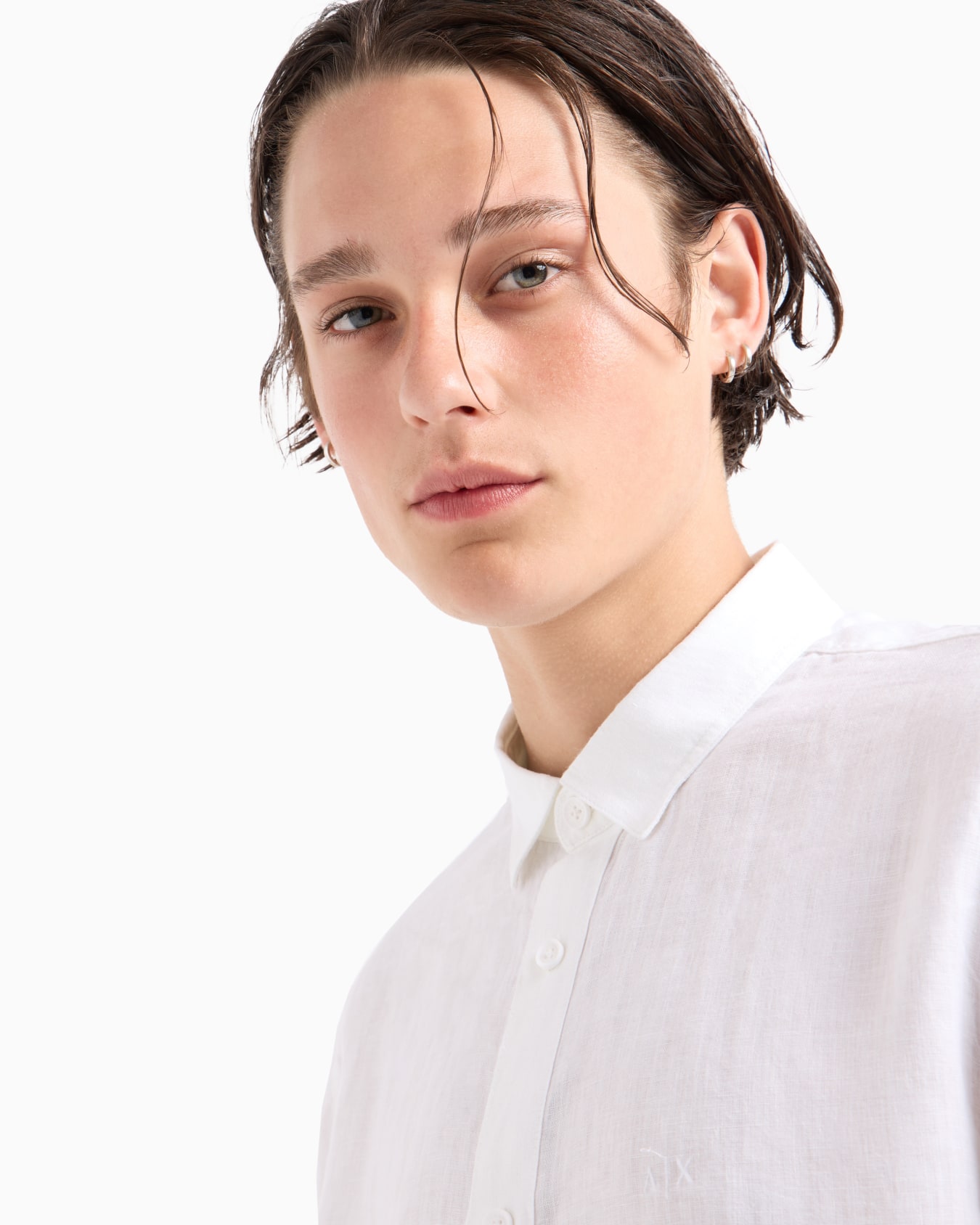 Regular fit cotton shirt Slide 4