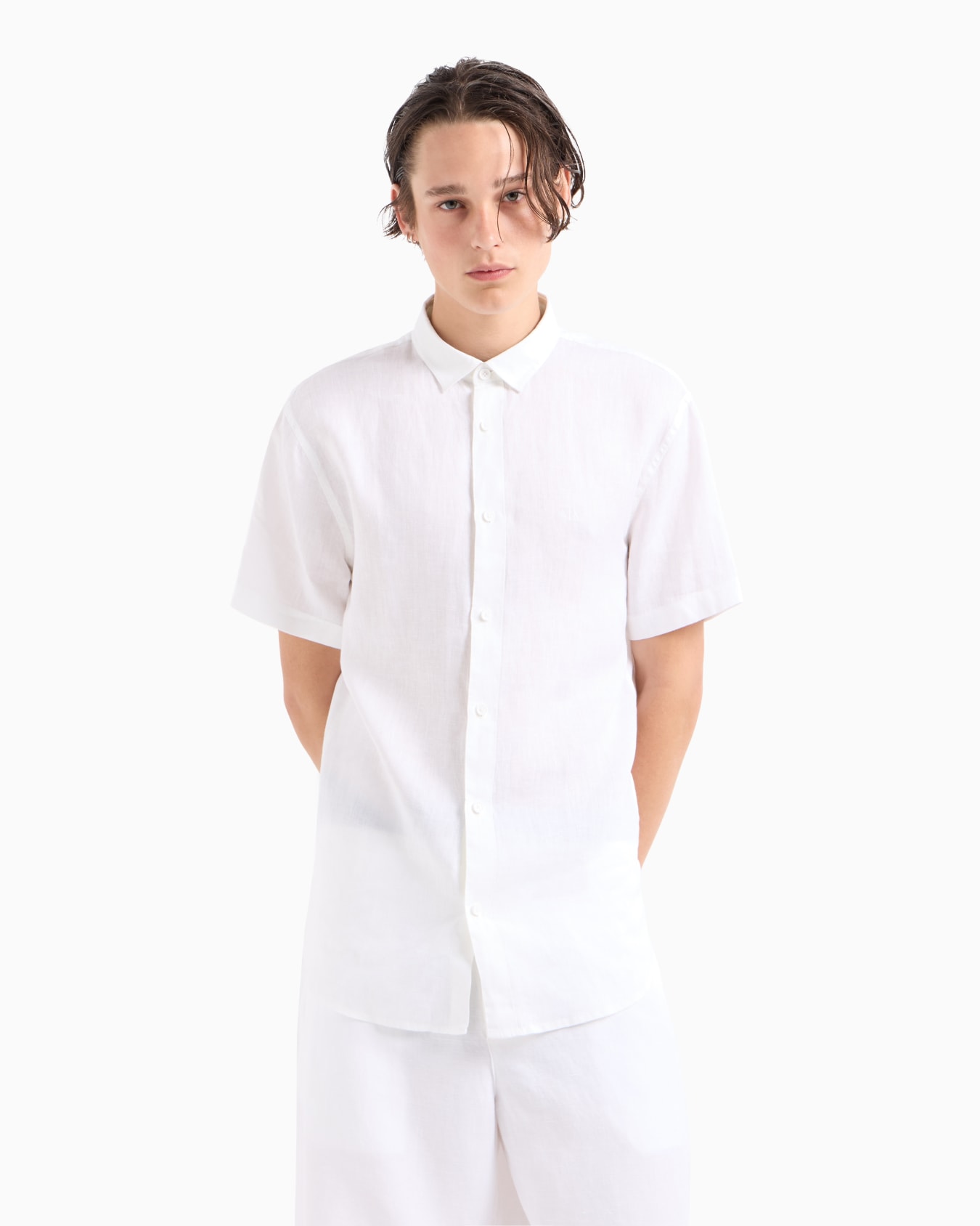 Regular fit cotton shirt Slide 3