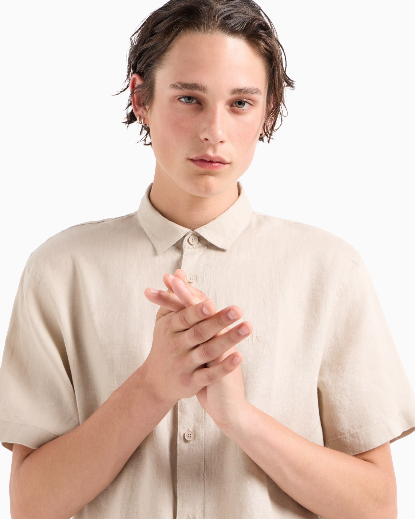 Regular fit cotton shirt Slide 4