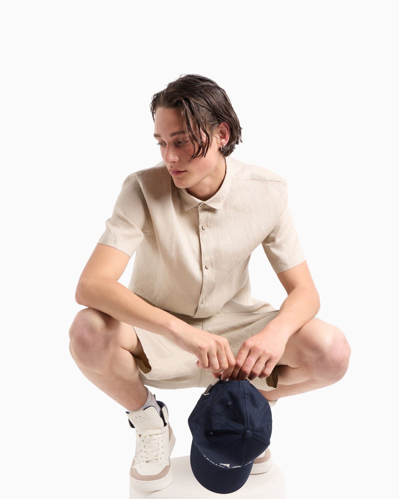 Regular fit cotton shirt Slide 1