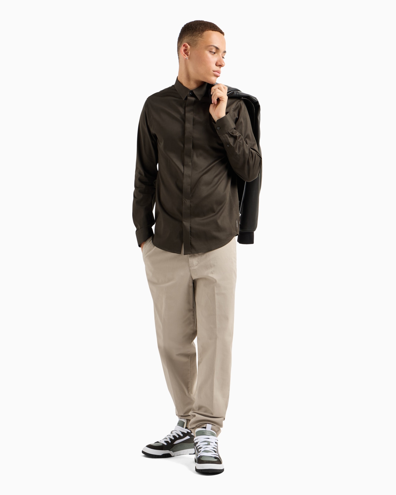 Regular fit cotton shirt Slide 3