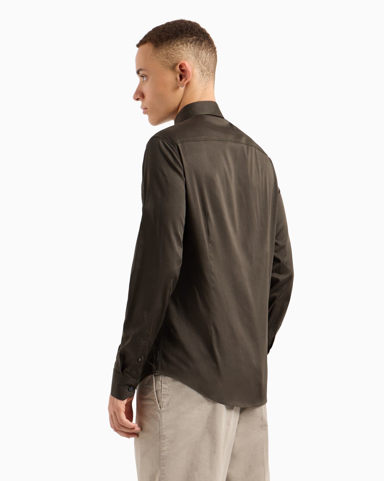 Regular fit cotton shirt Slide 2