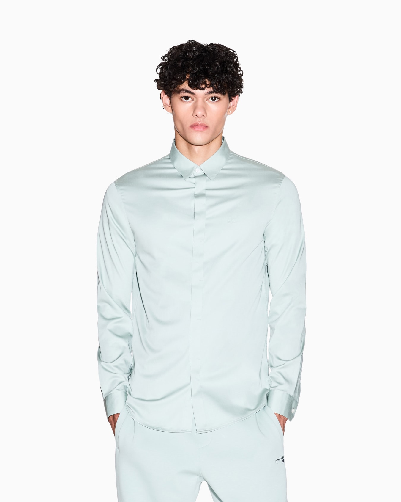 Slim fit cotton shirt Slide 3