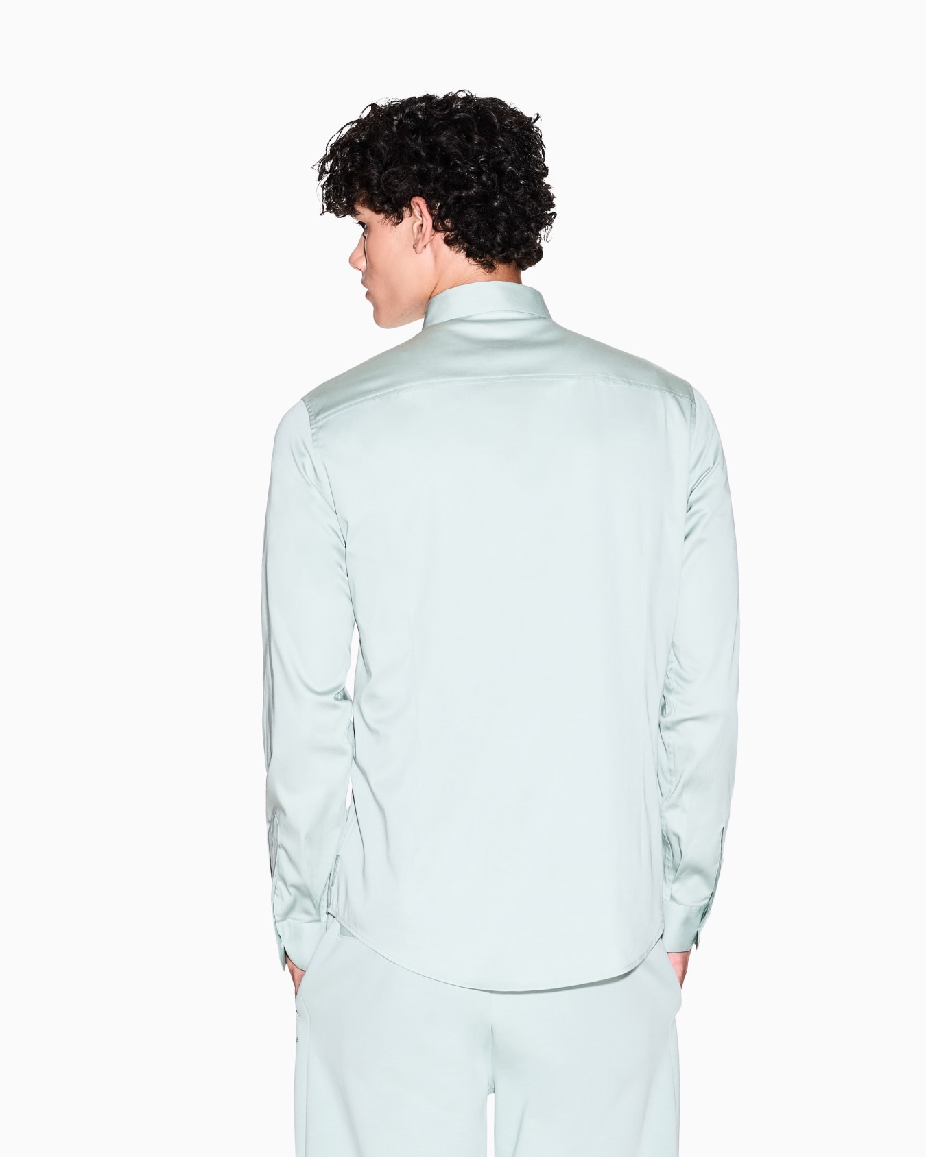 Slim fit cotton shirt Slide 2