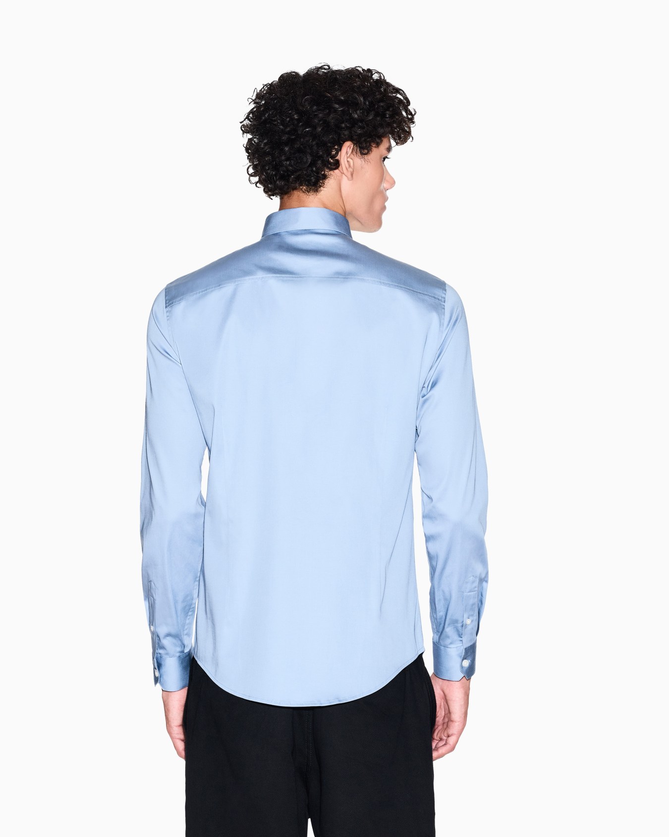 Slim fit cotton shirt Slide 2