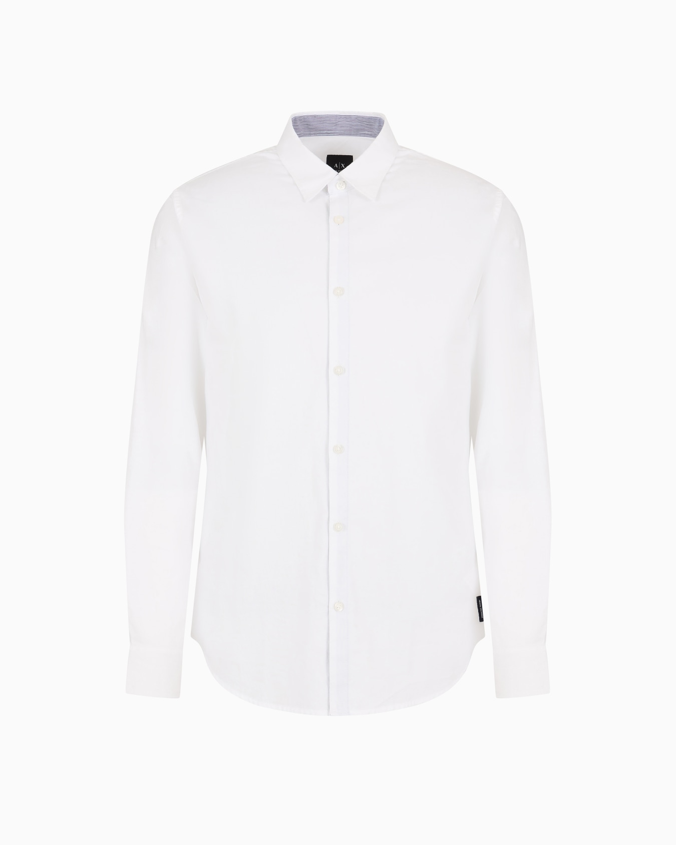 Slim fit cotton pique shirt Slide 0
