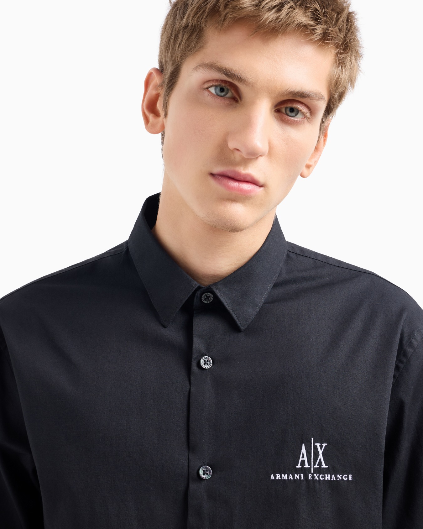 Chemise en popeline coupe classique Icon Project Diapositive 4