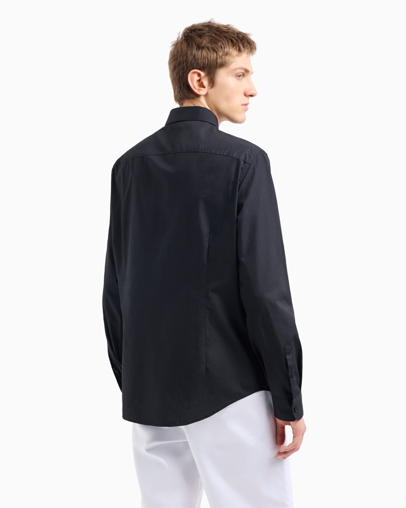 Chemise en popeline coupe classique Icon Project Diapositive 2