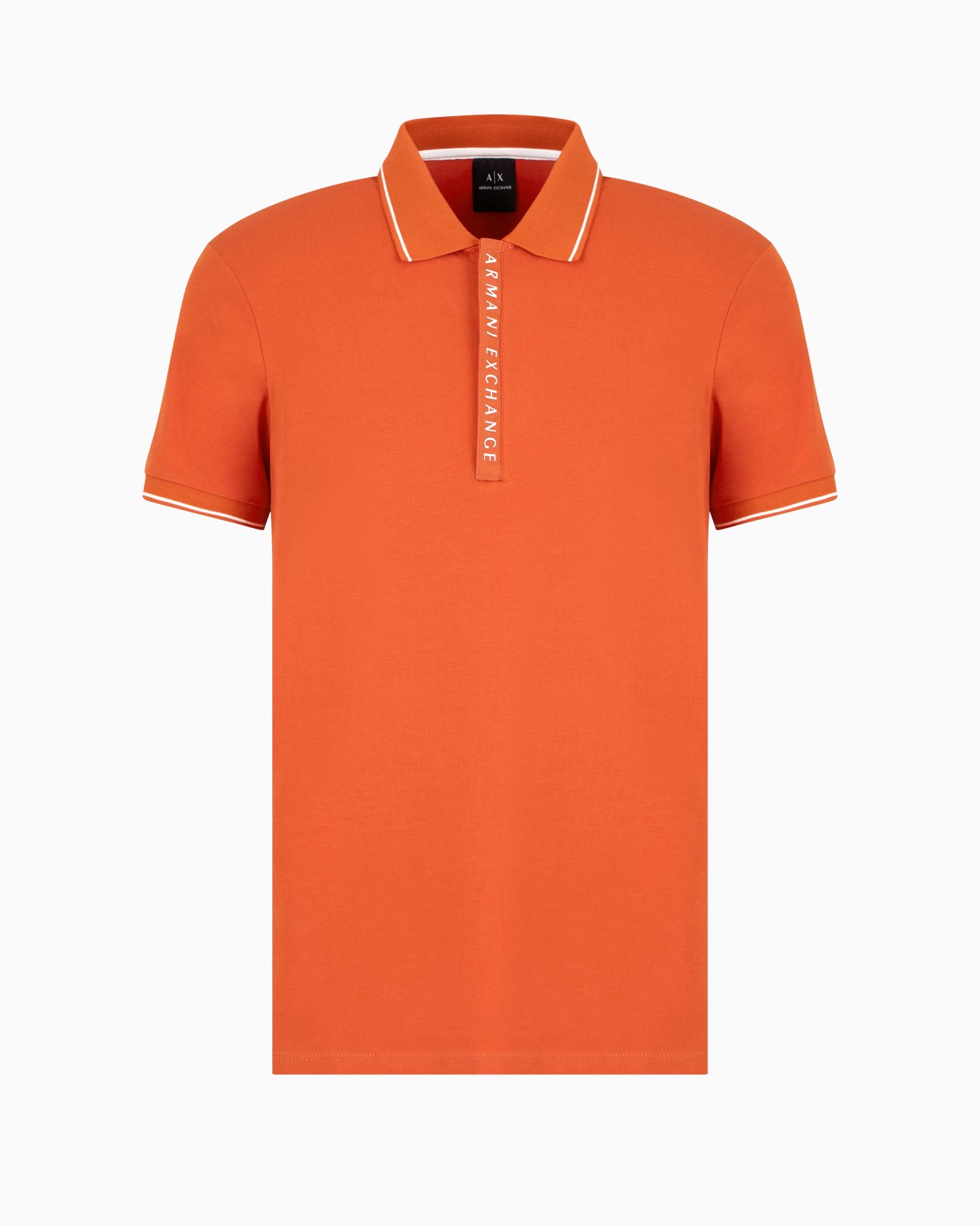 Polo avec logo contrasté Diapositive 0