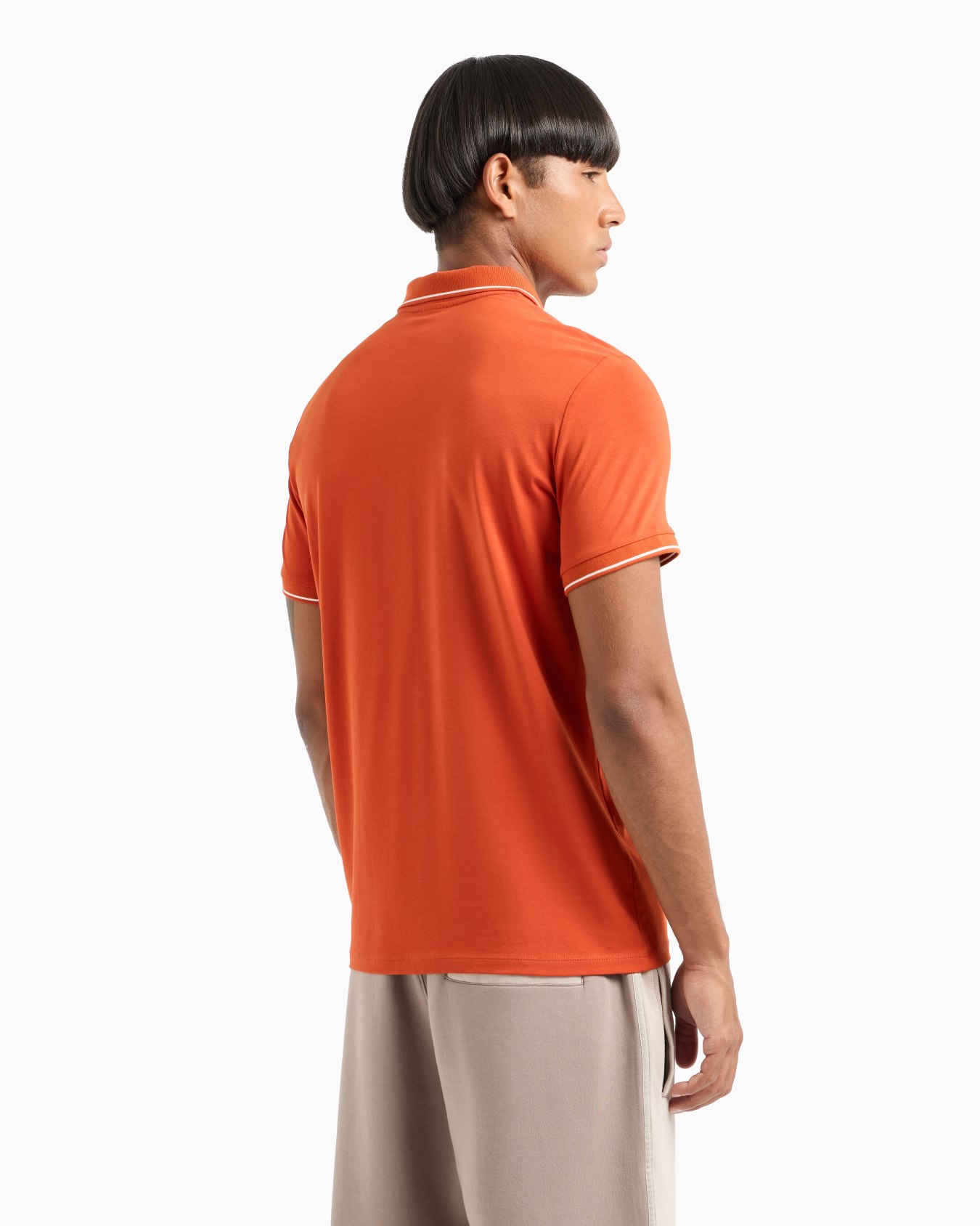 Polo avec logo contrasté Diapositive 2