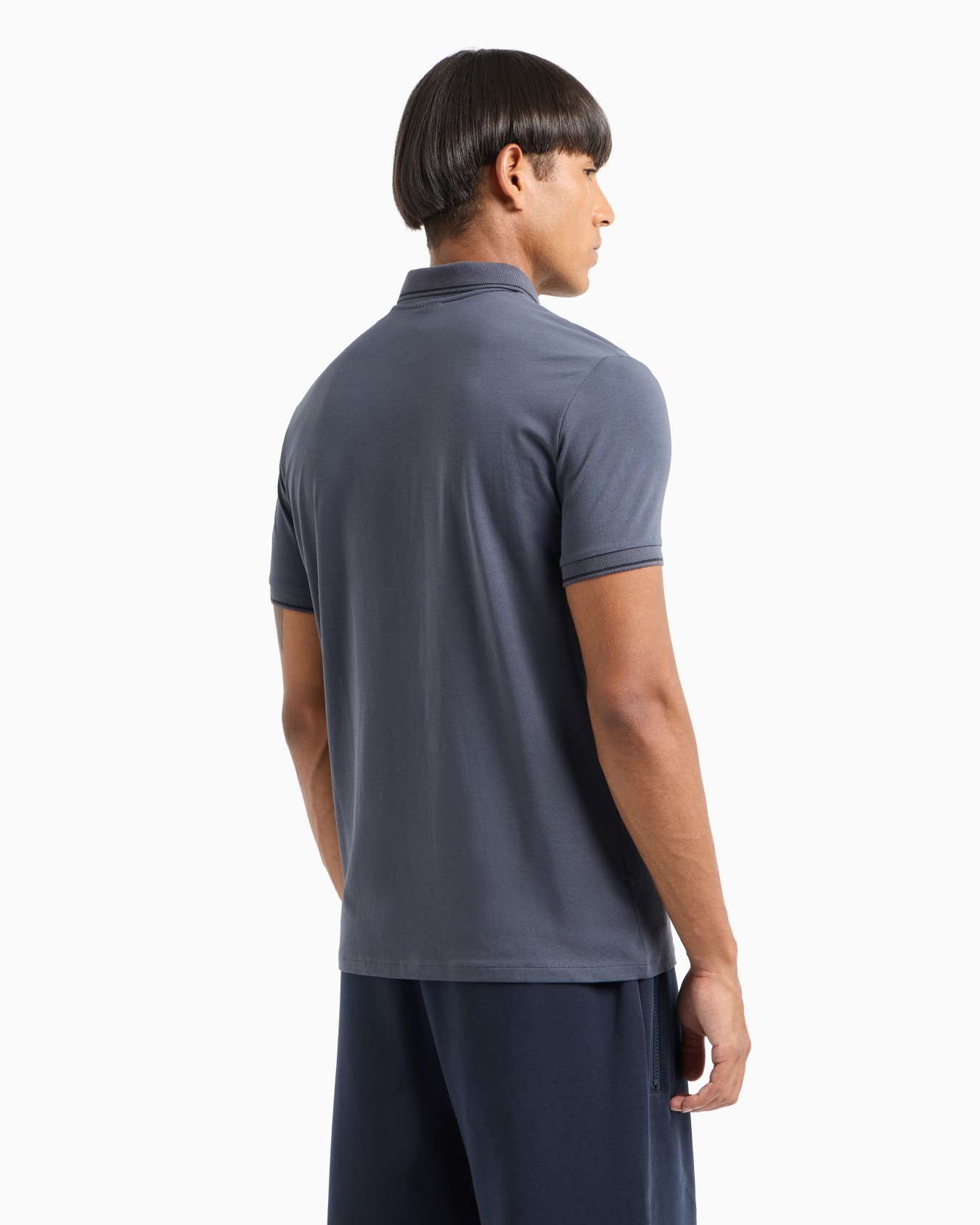 Polo avec logo contrasté Diapositive 2