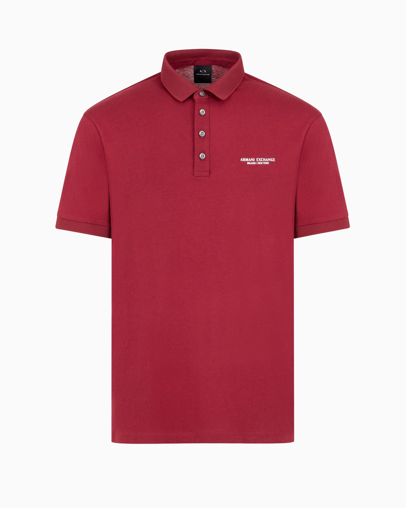 Polo shirt in Milan/New York jersey Slide 0