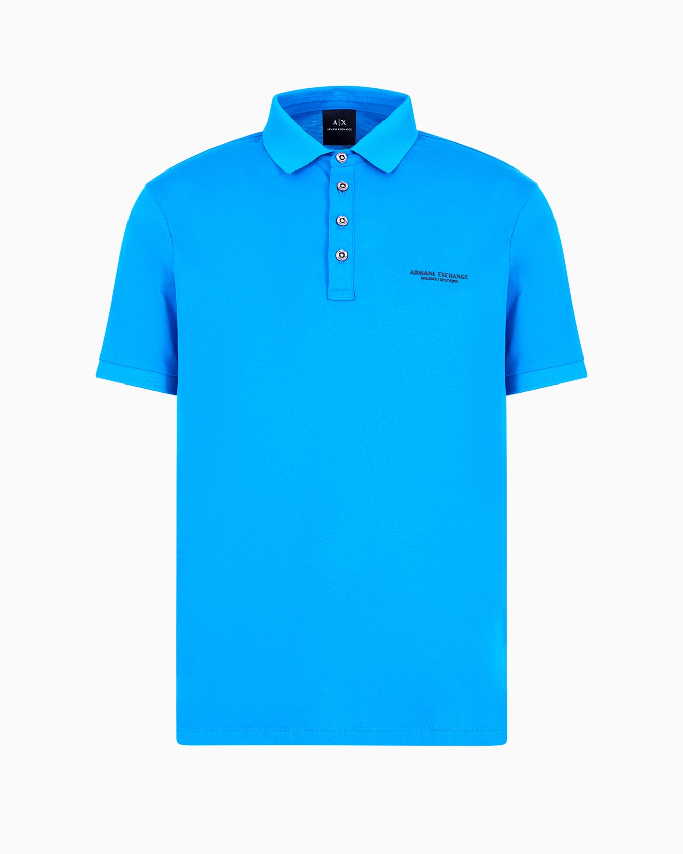 Polo shirt in Milan/New York jersey Diapositiva 0