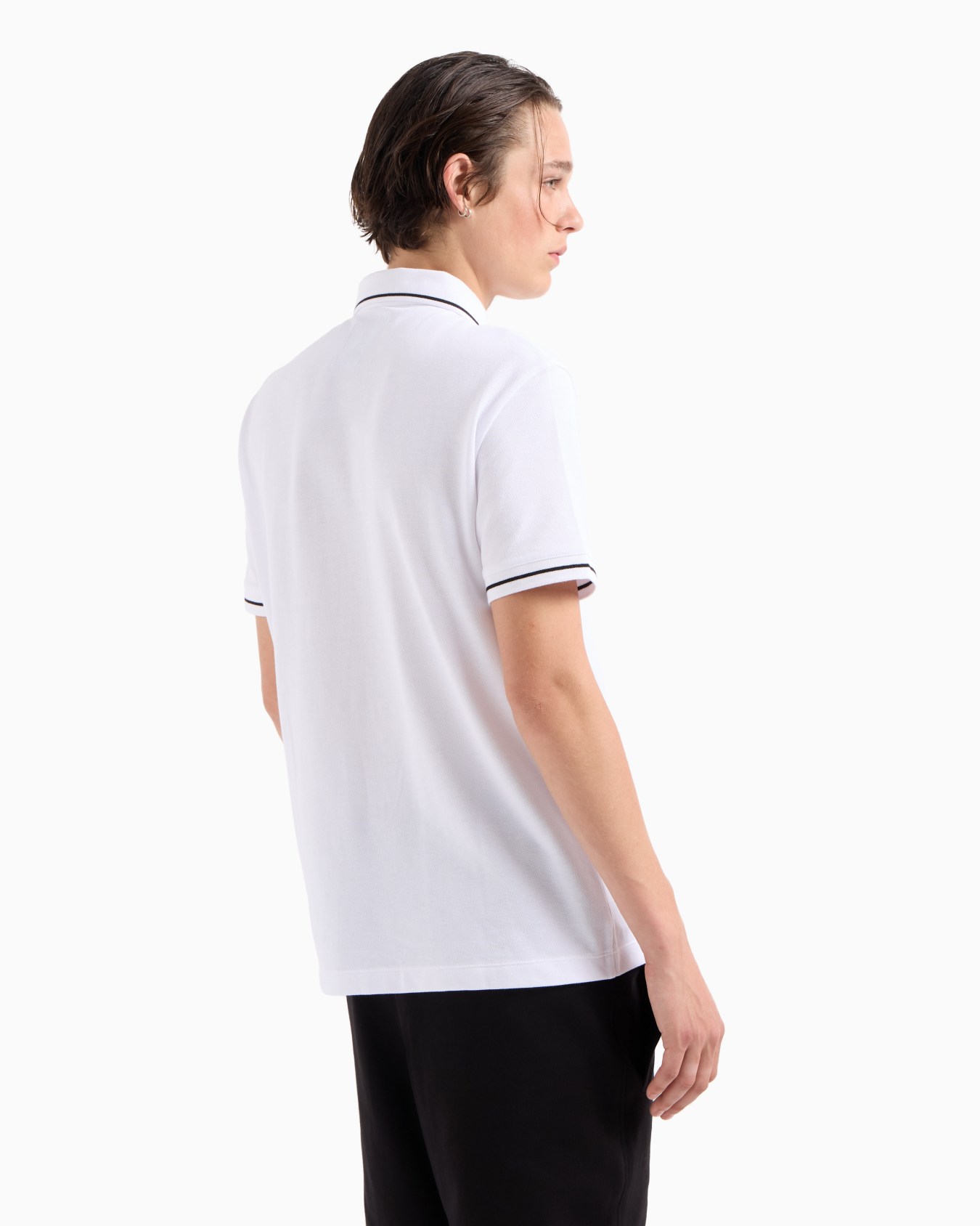 Regular fit polo shirt in Icon Project piquet Slide 2