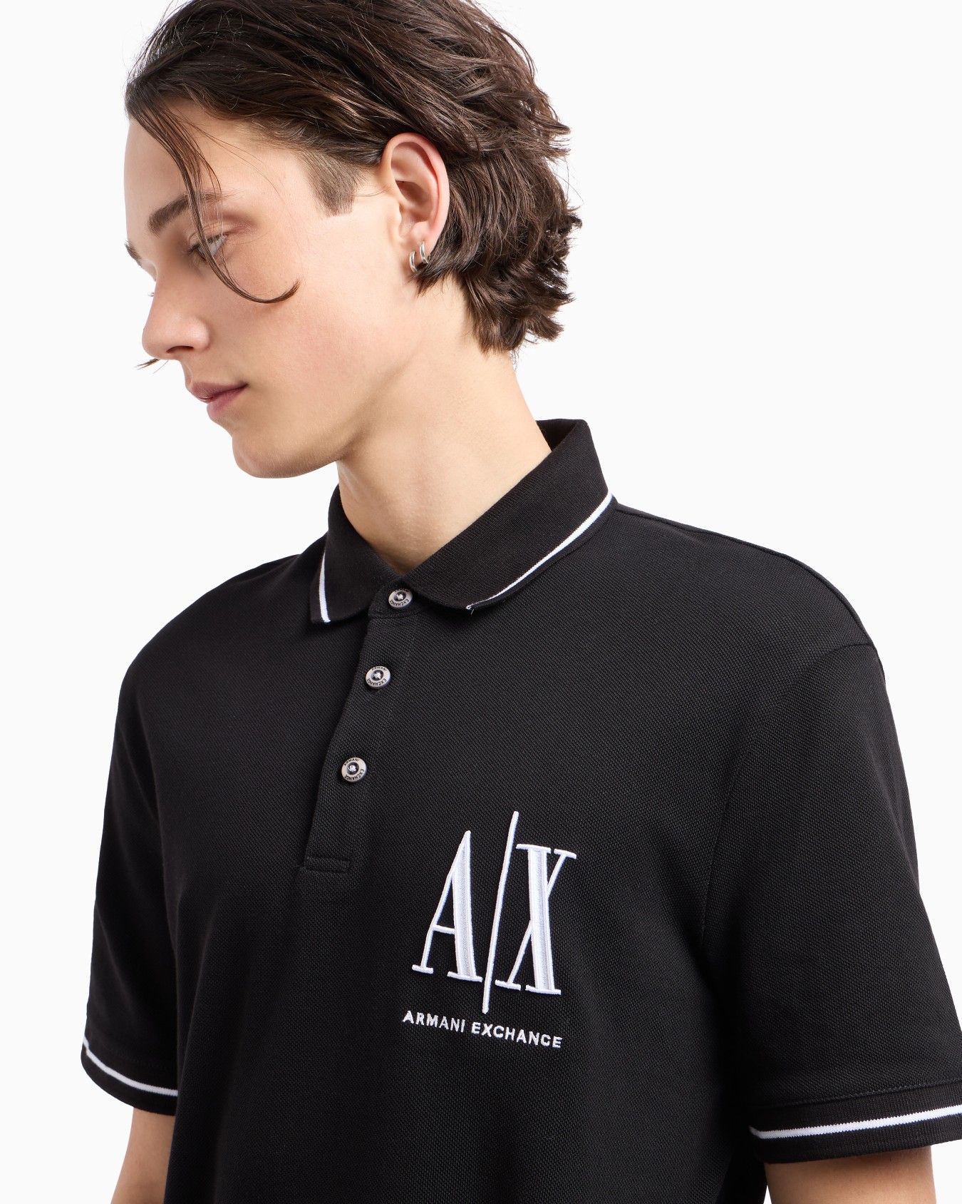 Polo regular fit de piqué Icon Project Diapositiva 4