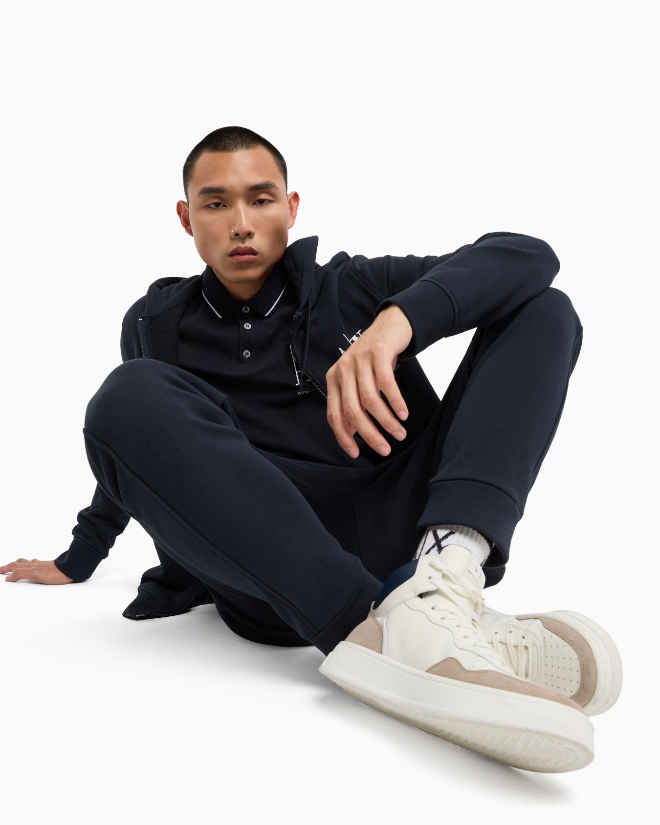 Regular fit polo shirt in Icon Project piquet Slide 3