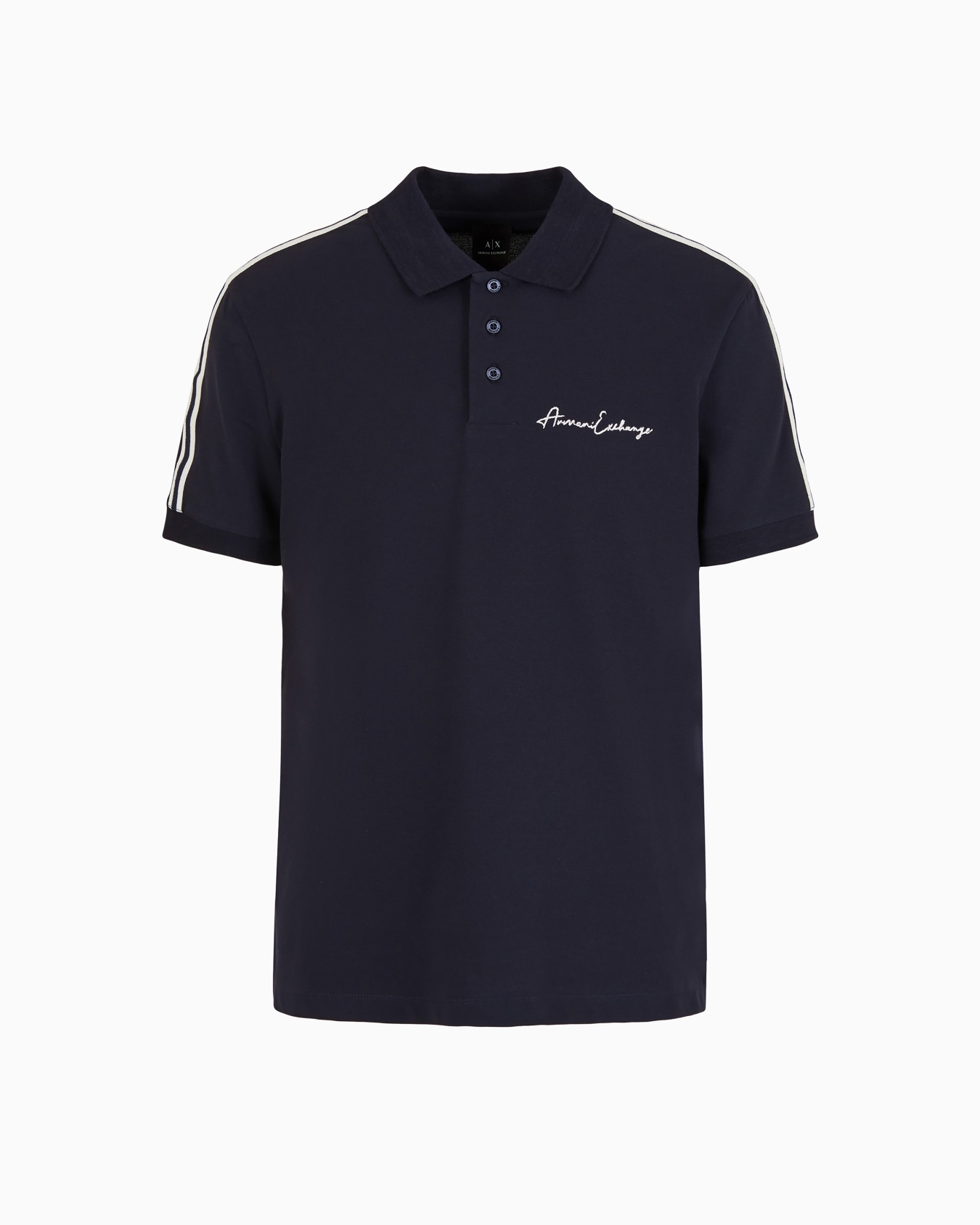Regular fit polo shirt with Signature Logo Slide 0