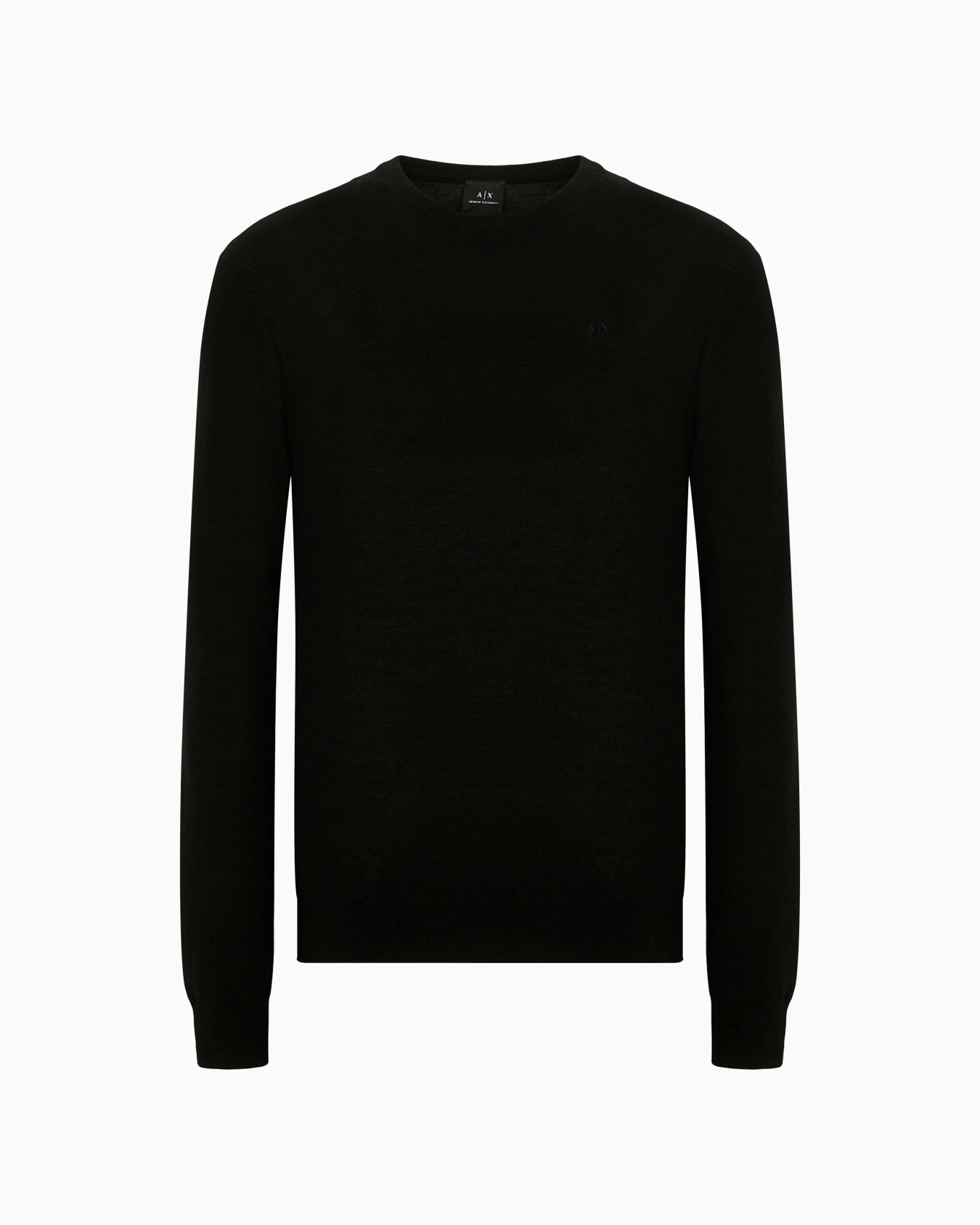 Crewneck sweater in virgin wool スライドする 0