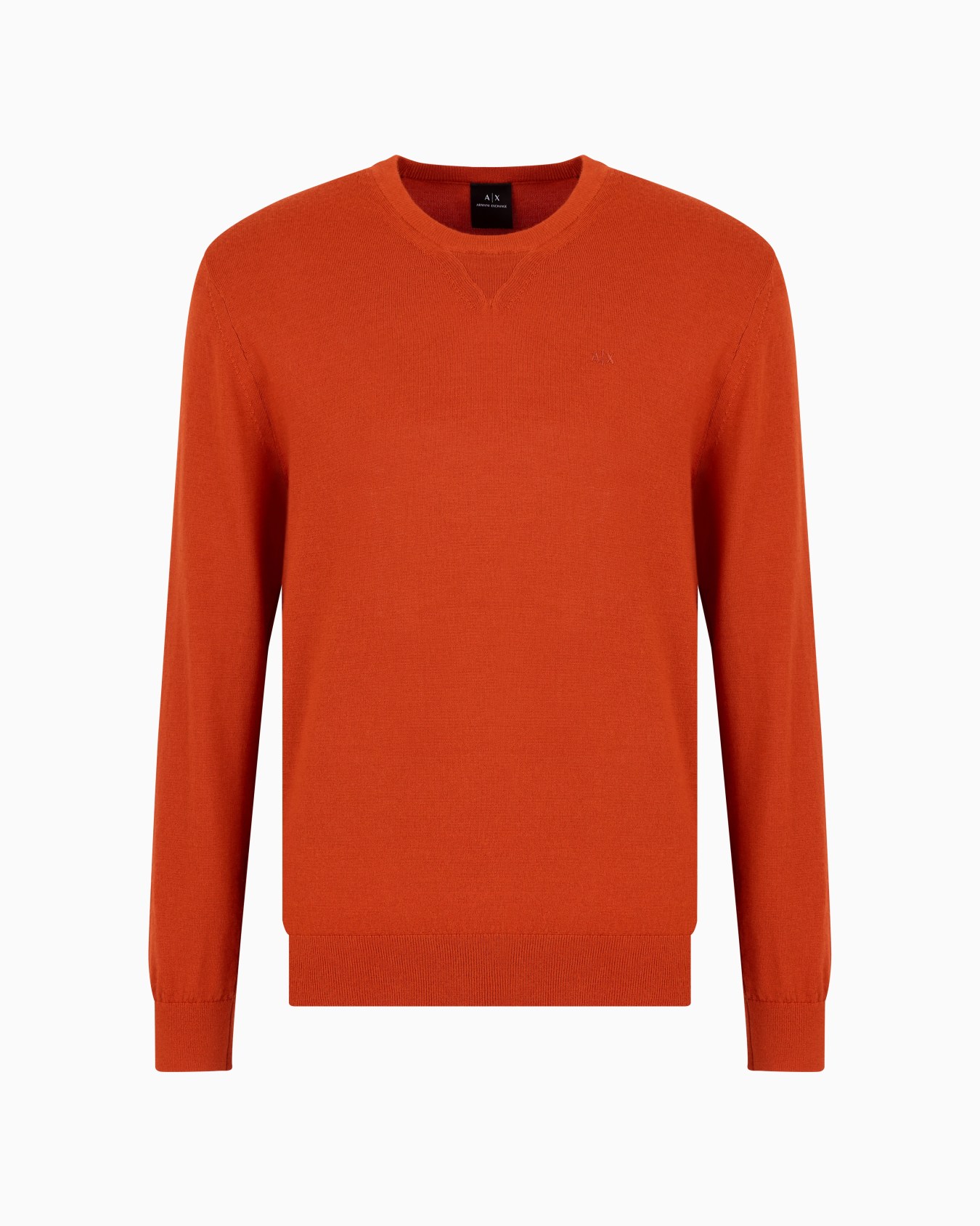 Crewneck sweater in virgin wool Slide 0
