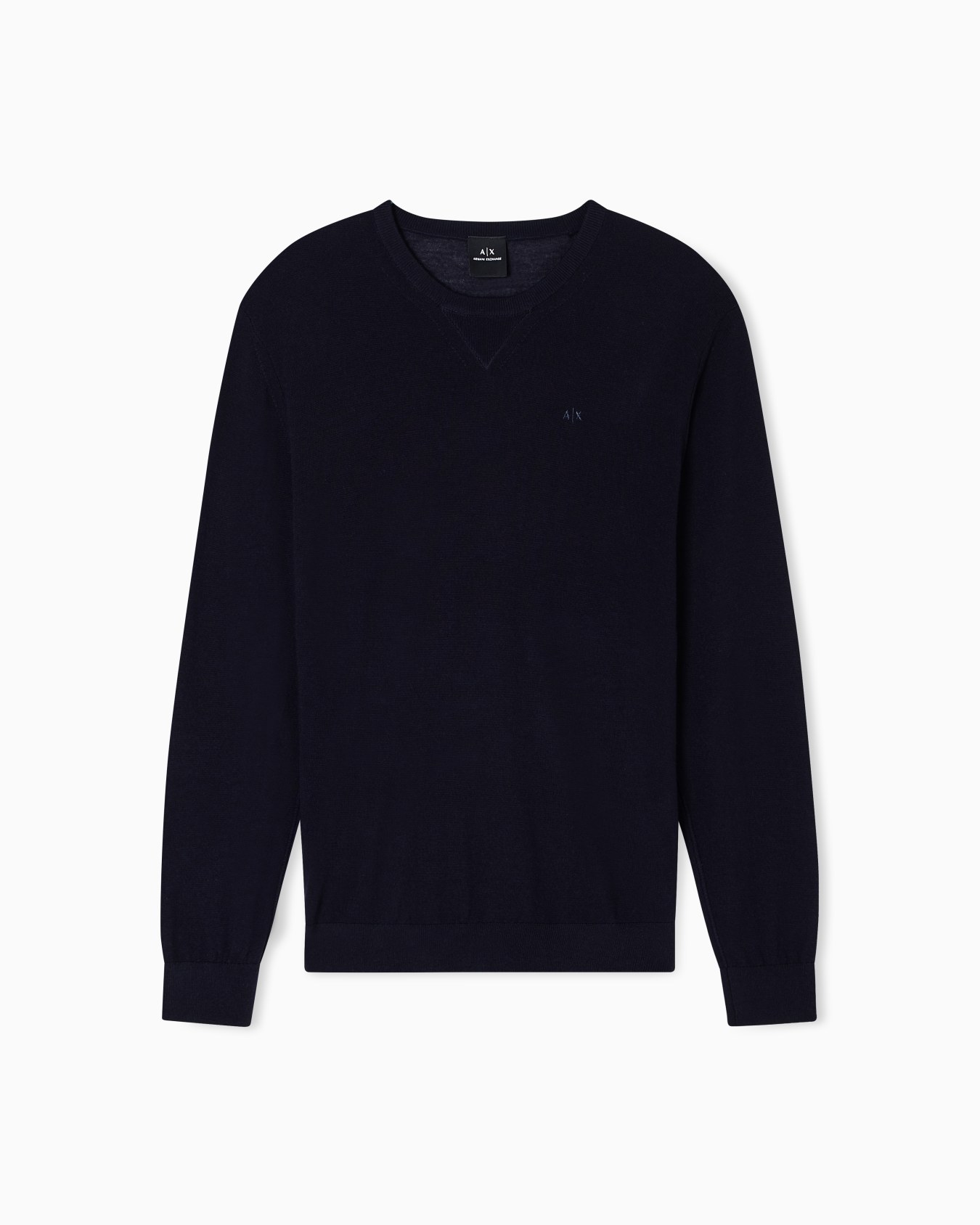 Crewneck sweater in virgin wool Slide 0